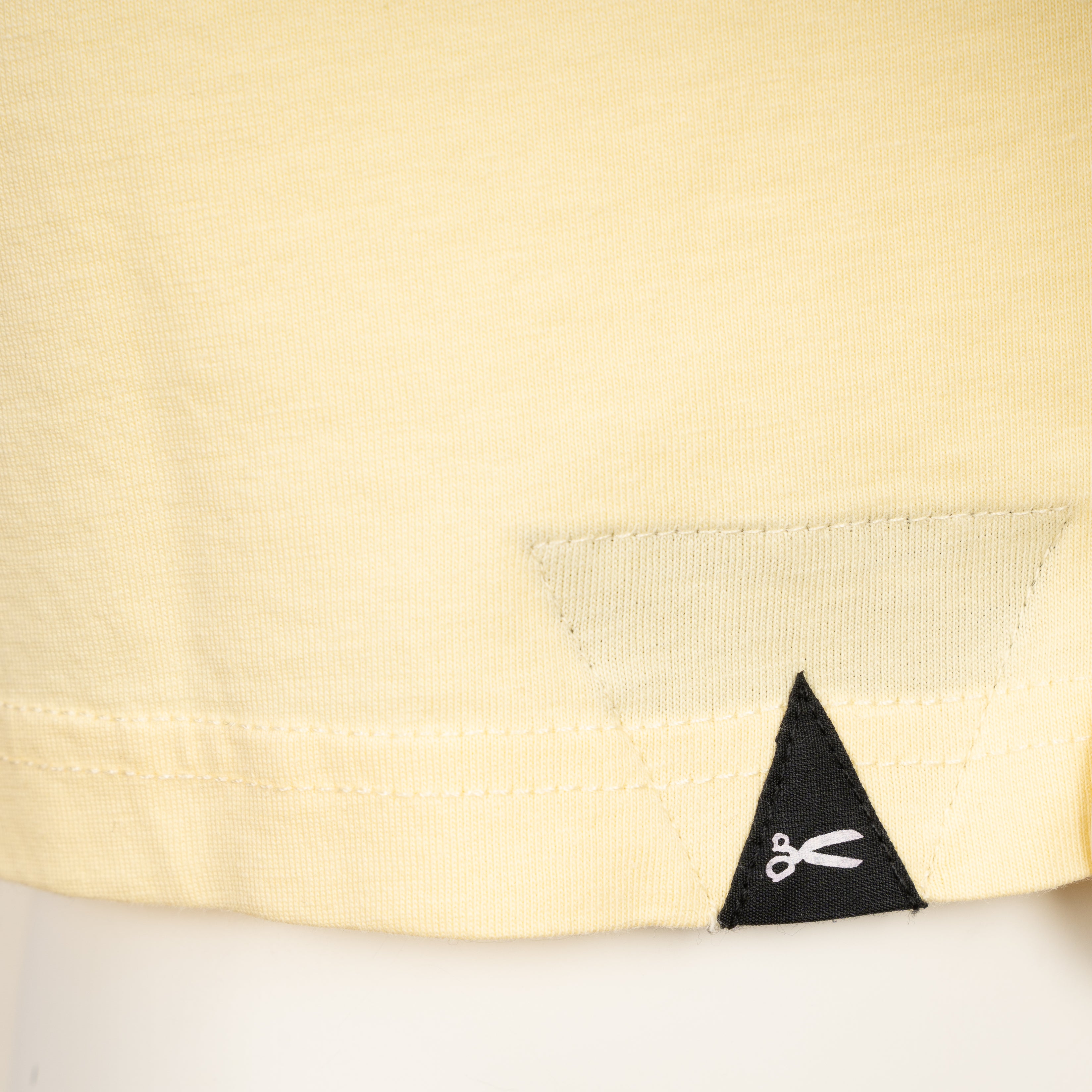 Denham T-Shirt Geel | Scissor Tee