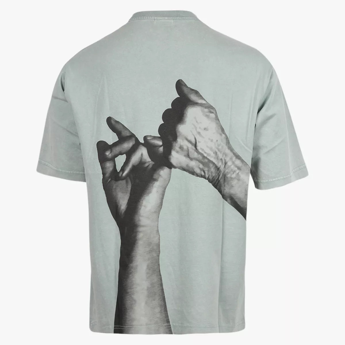 Filling Pieces T-shirt met Backprint Vintage Blauw | Pinky Promise