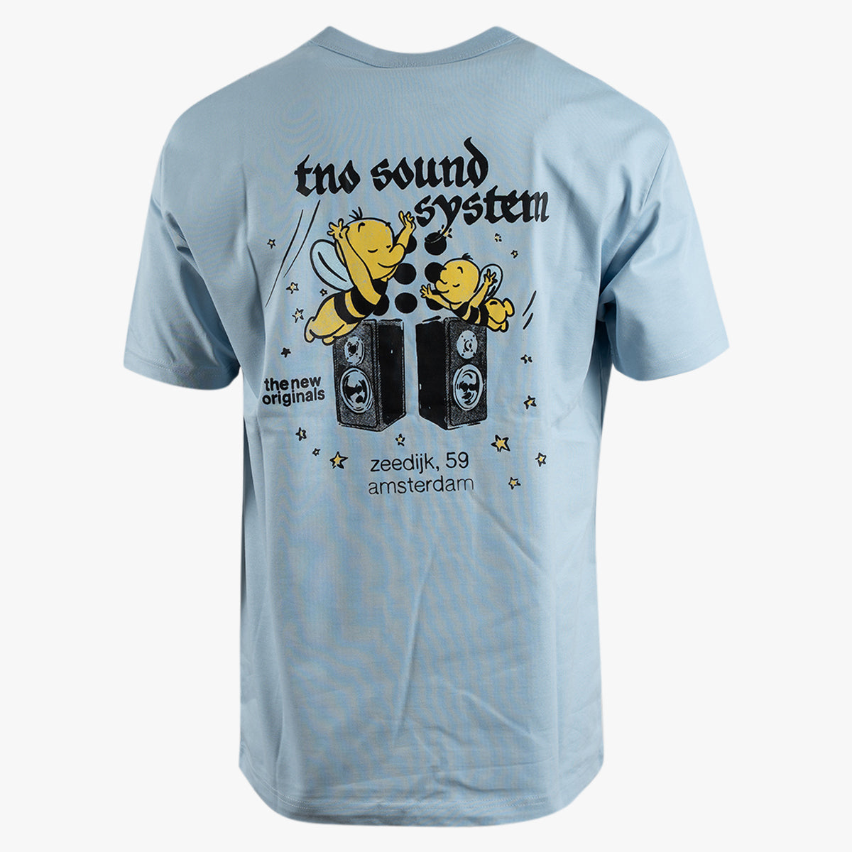 The New Originals T-Shirt Backprint Lichtblauw | TNO Sound Tee