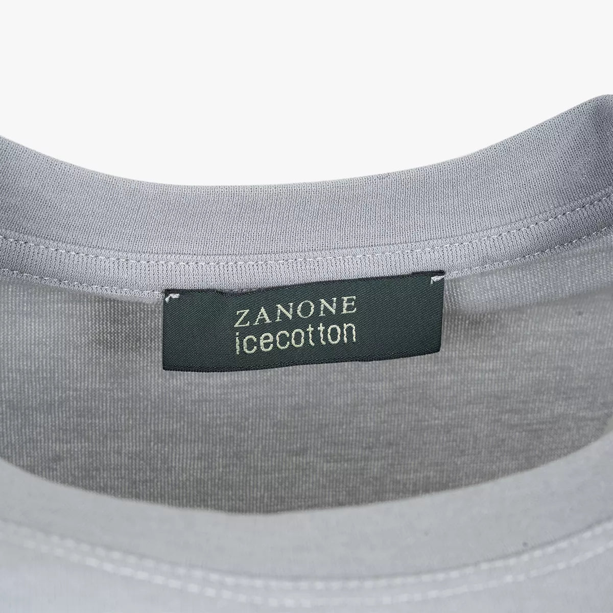 Zanone T Shirt Lichtgrijs | Ice Cotton