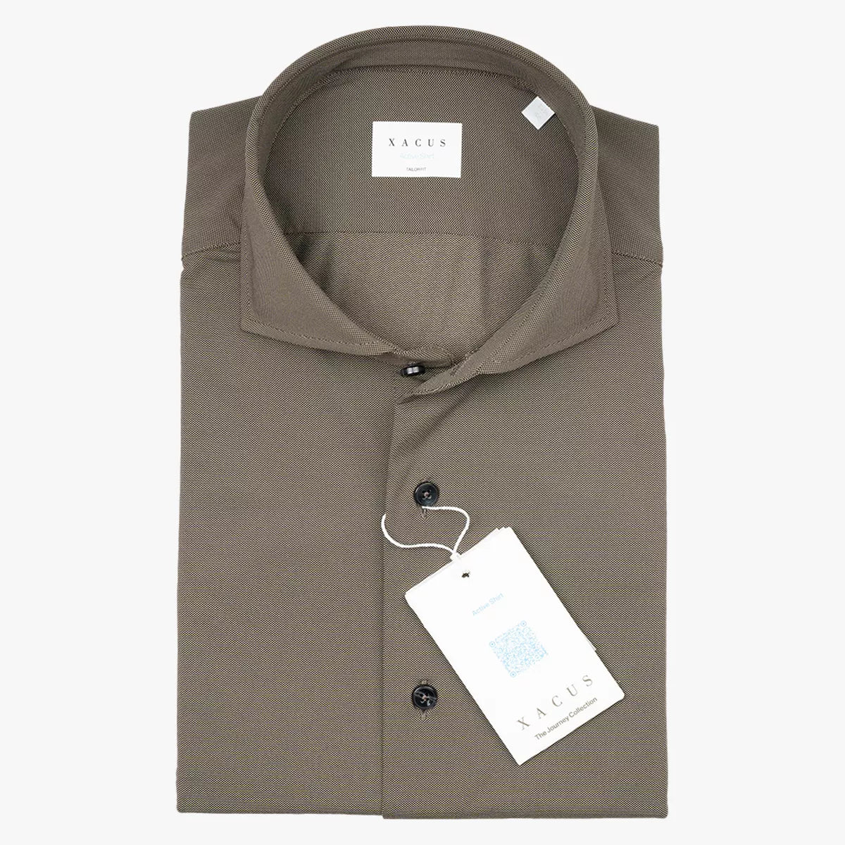 Xacus Overhemd Beige | Active Shirt