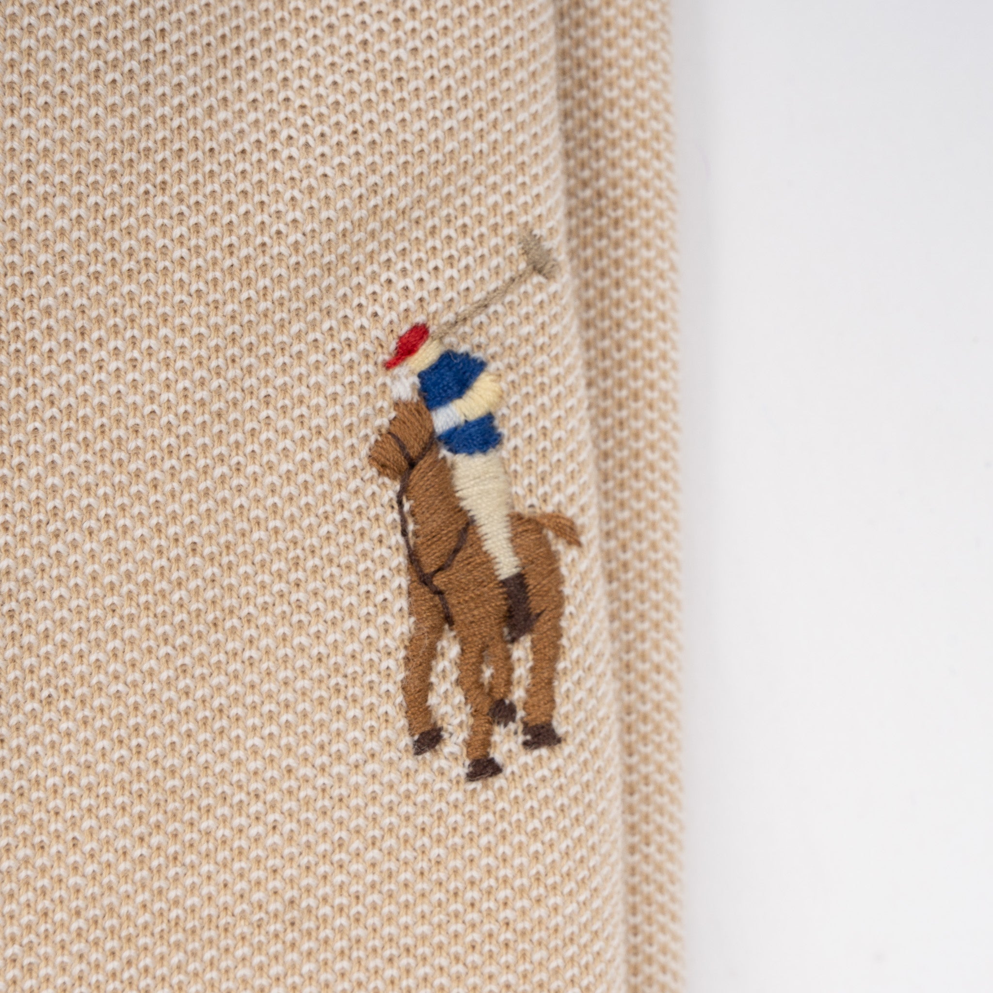 Ralph Lauren Overhemd Beige | Knit Oxford
