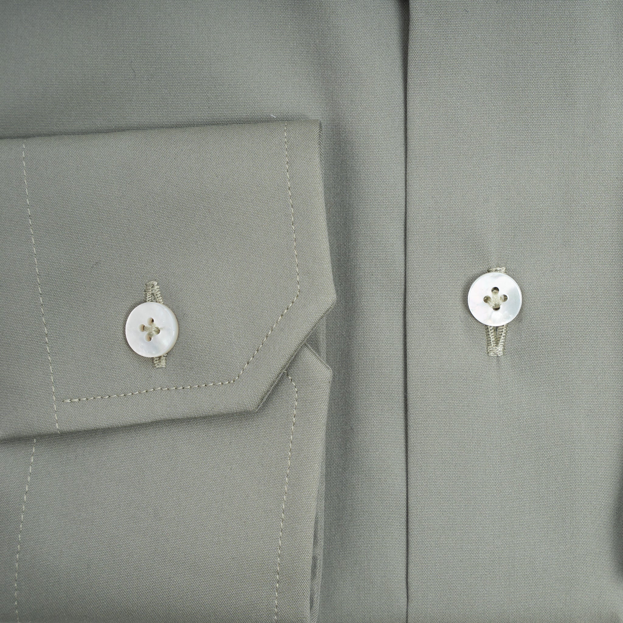 Xacus Overhemd Groen | Albini