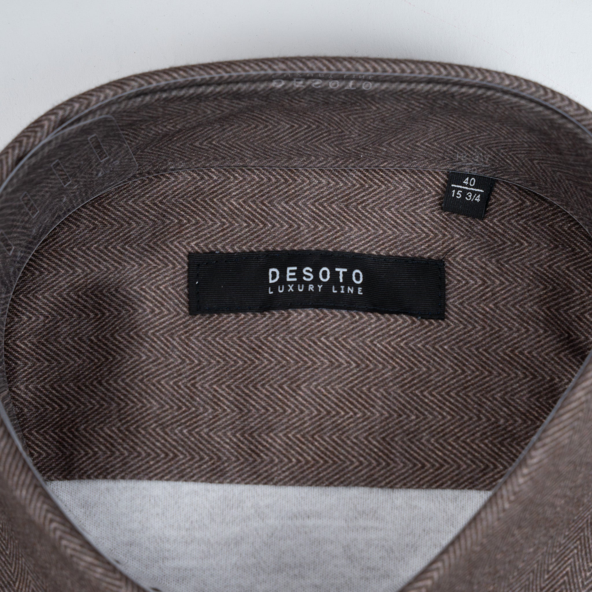 Desoto Overhemd Bruin | Luxury Hai