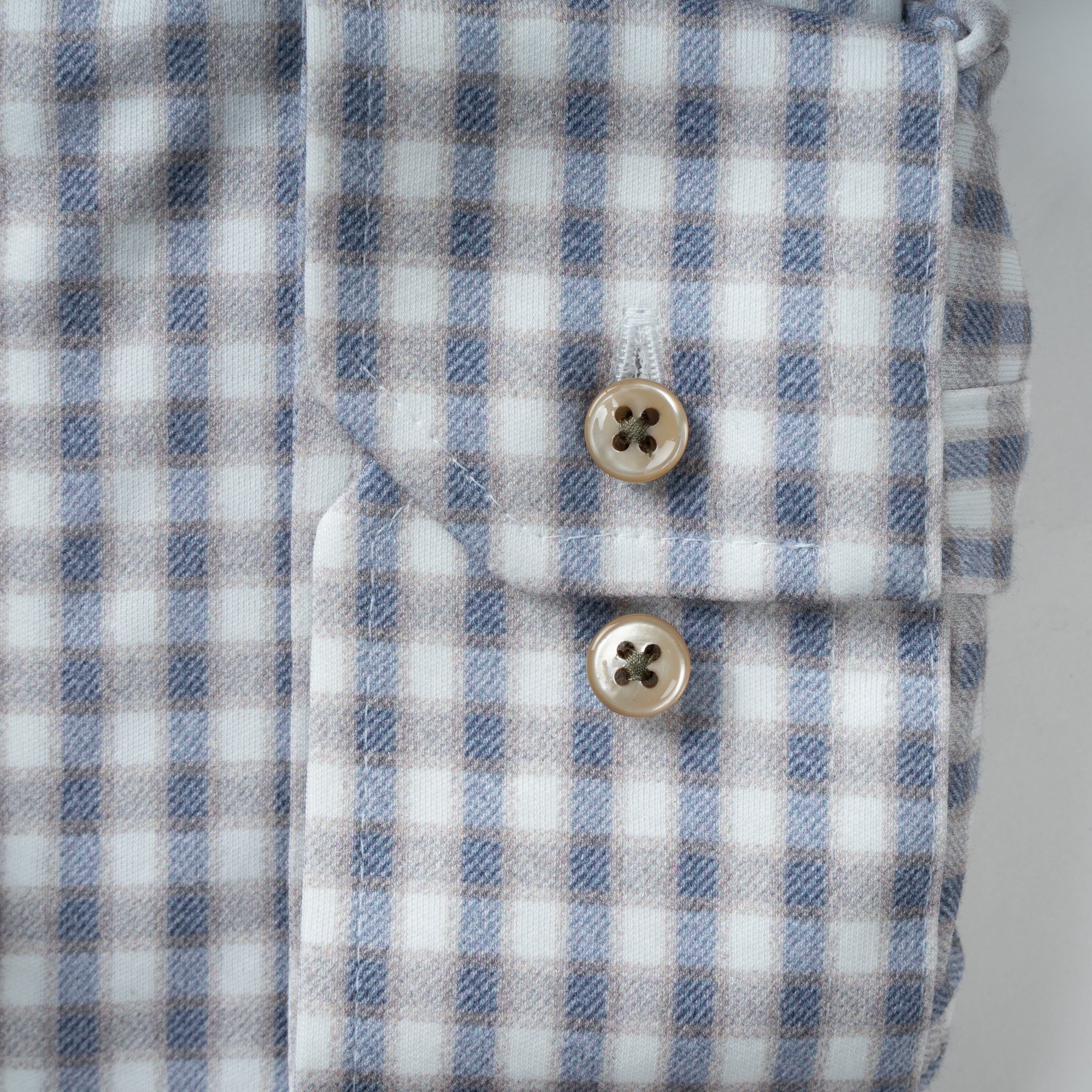 Desoto Button-Down Overhemd Blauwe Ruit