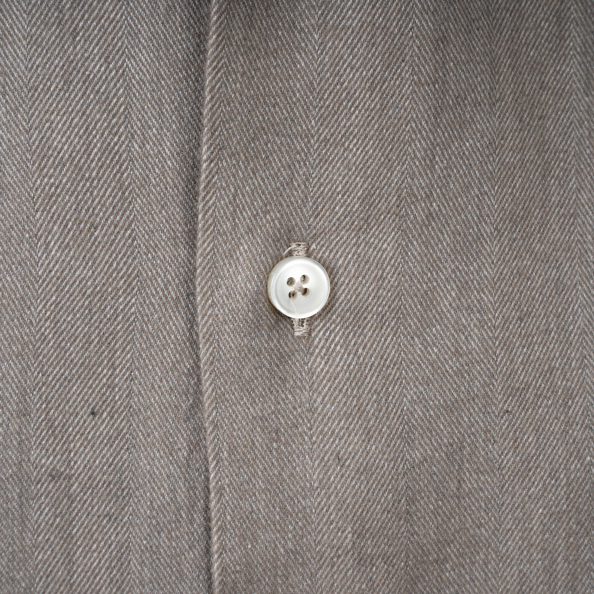 Xacus Overhemd Flannel Bruin | Albini