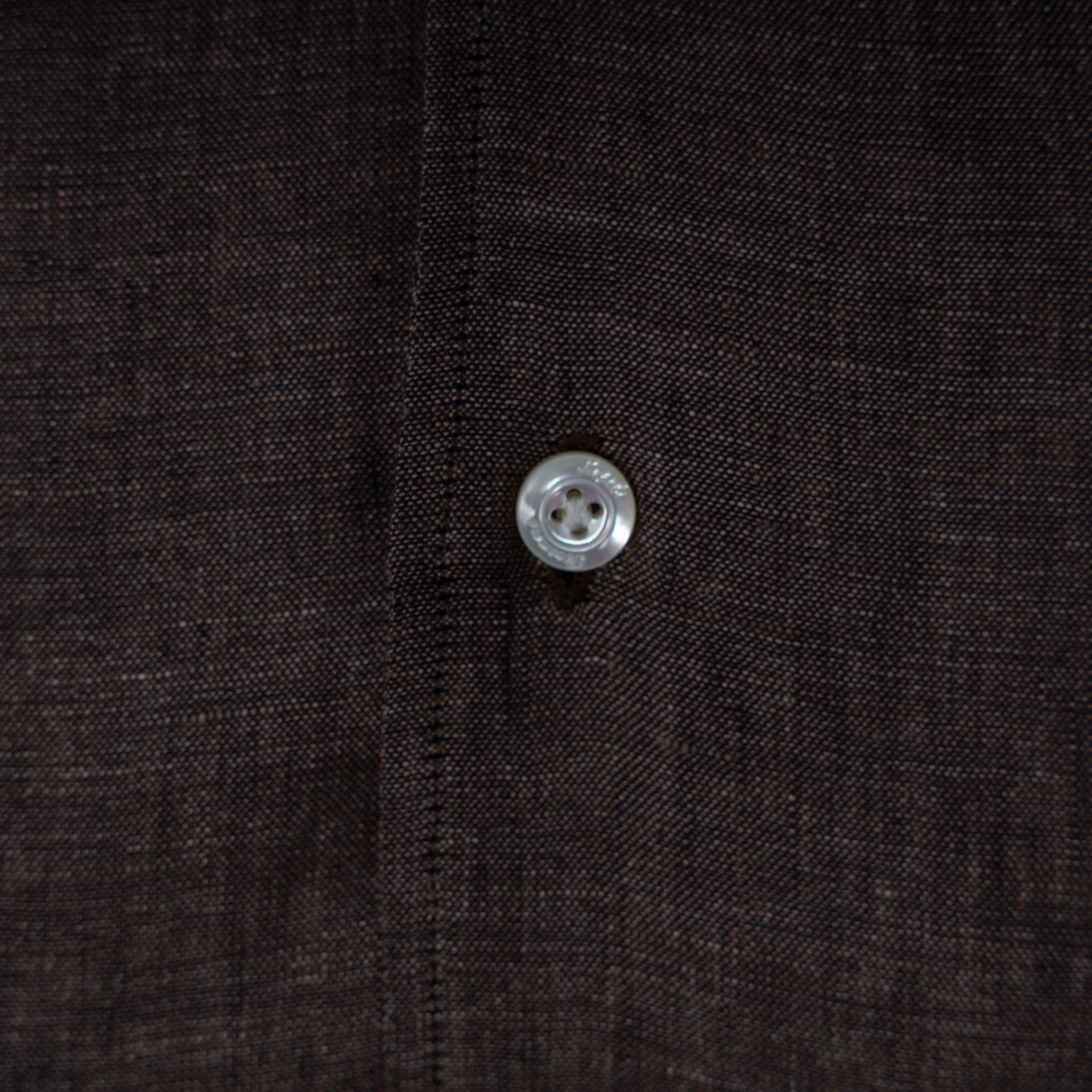 Finamore Linnen Overhemd Bruin | Ustica