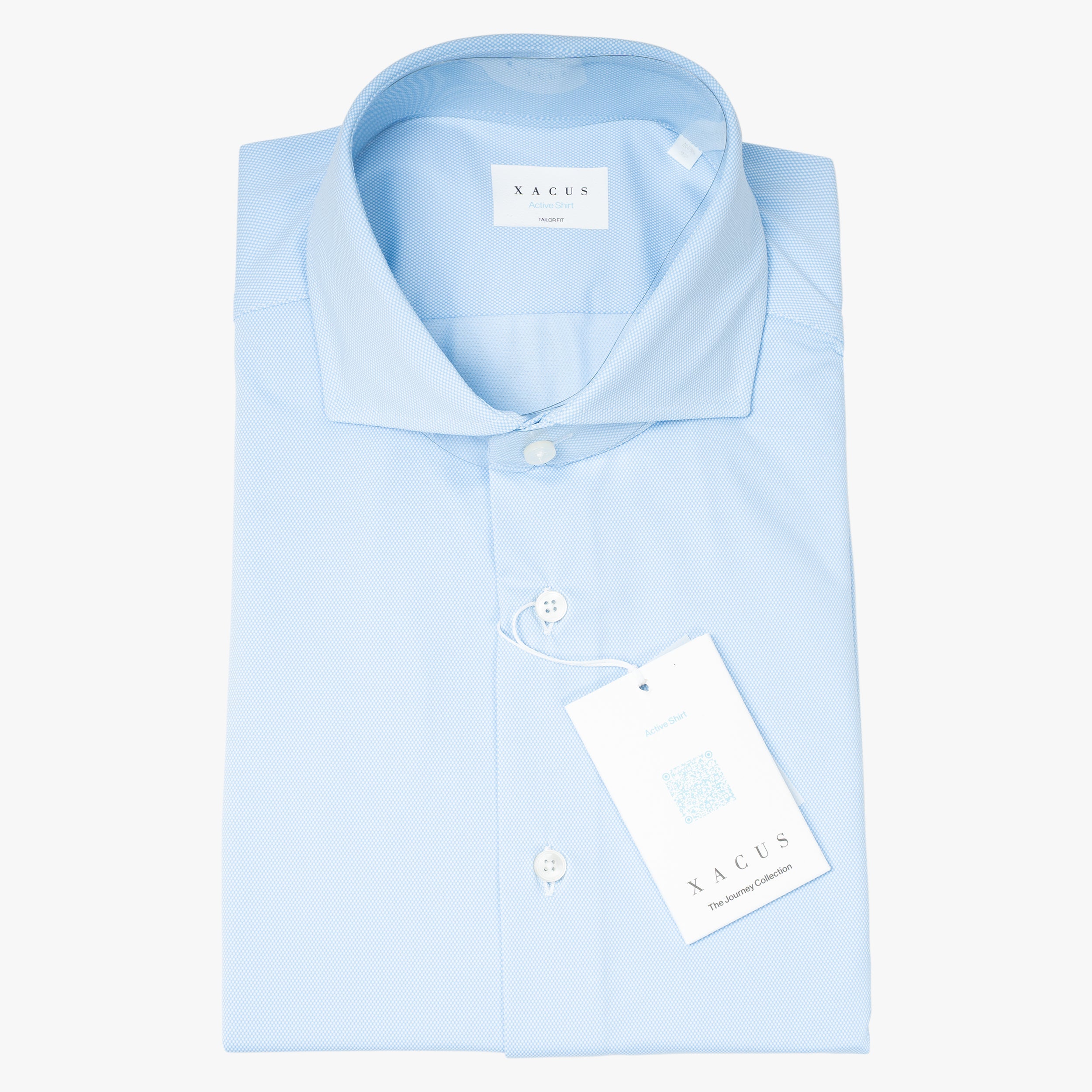 Xacus Overhemd Lichtblauw | Active Shirt
