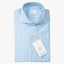 Xacus Overhemd Blauw-Wit Gestreept | Natural Active Shirt