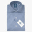 Finamore Overhemd Donkerblauw Pied-de-poule