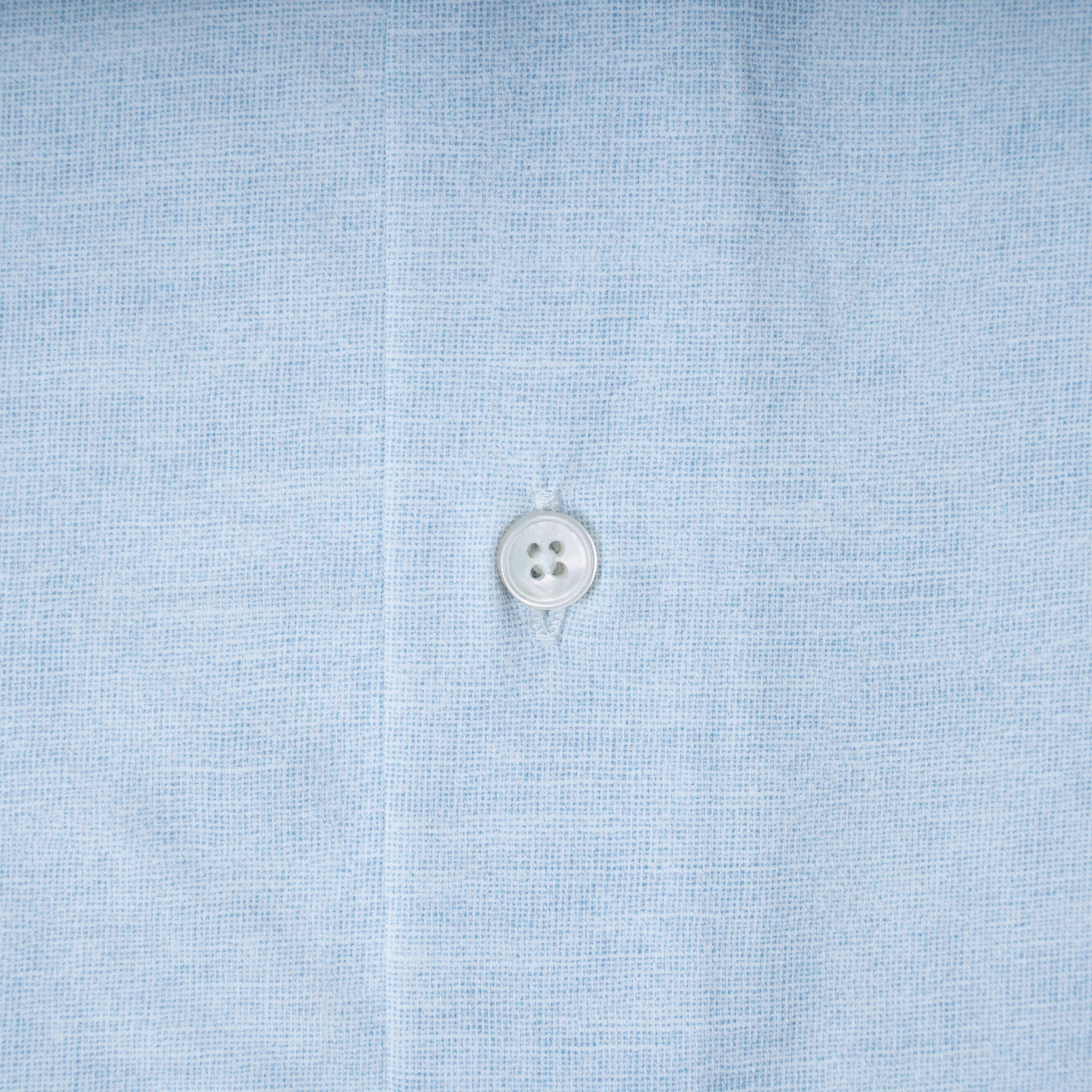 Xacus Overhemd Lichtblauw Linnen Look | Active Shirt