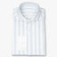Xacus Overhemd Lichtblauw Brede Streep | Acitve Shirt