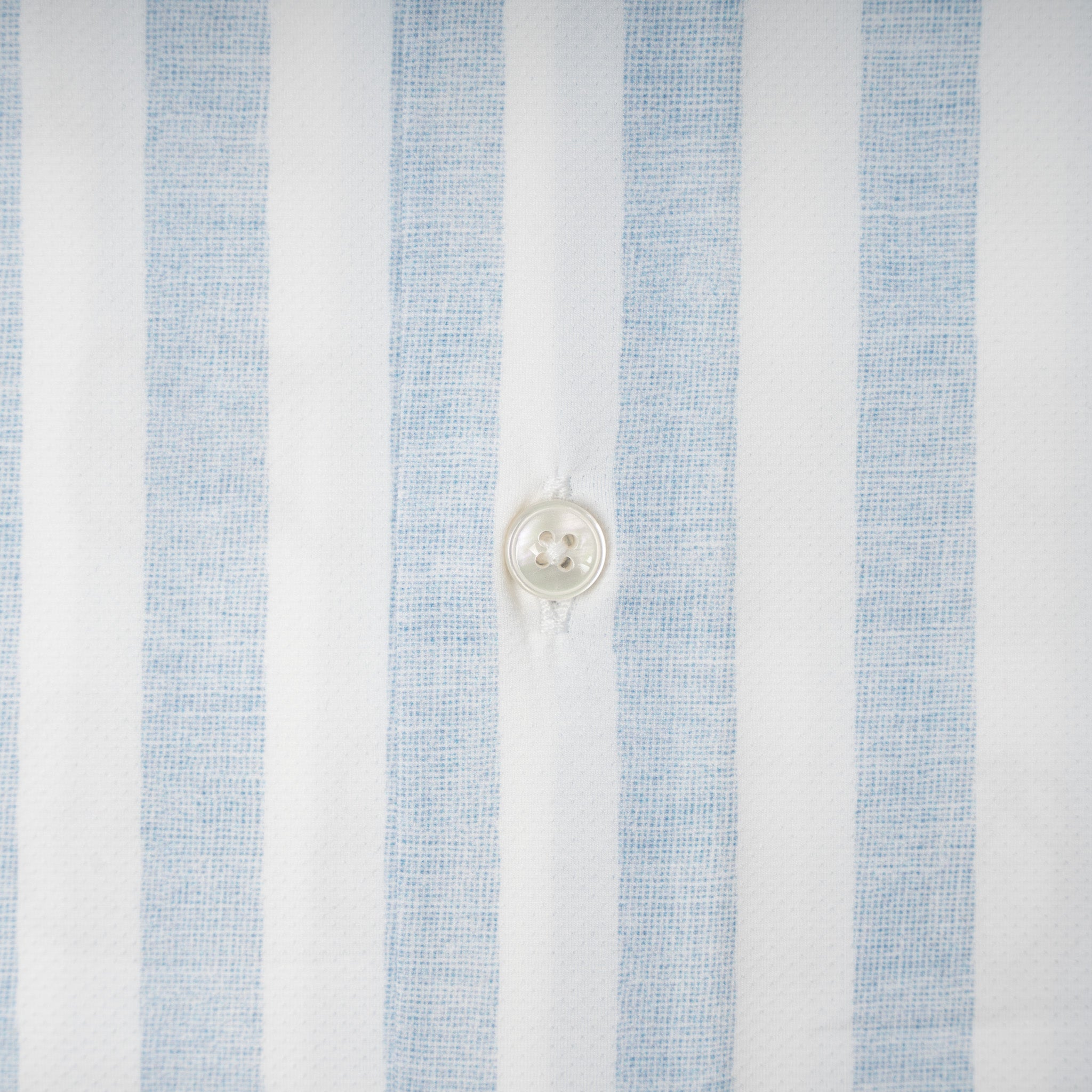 Xacus Overhemd Lichtblauw Brede Streep | Acitve Shirt