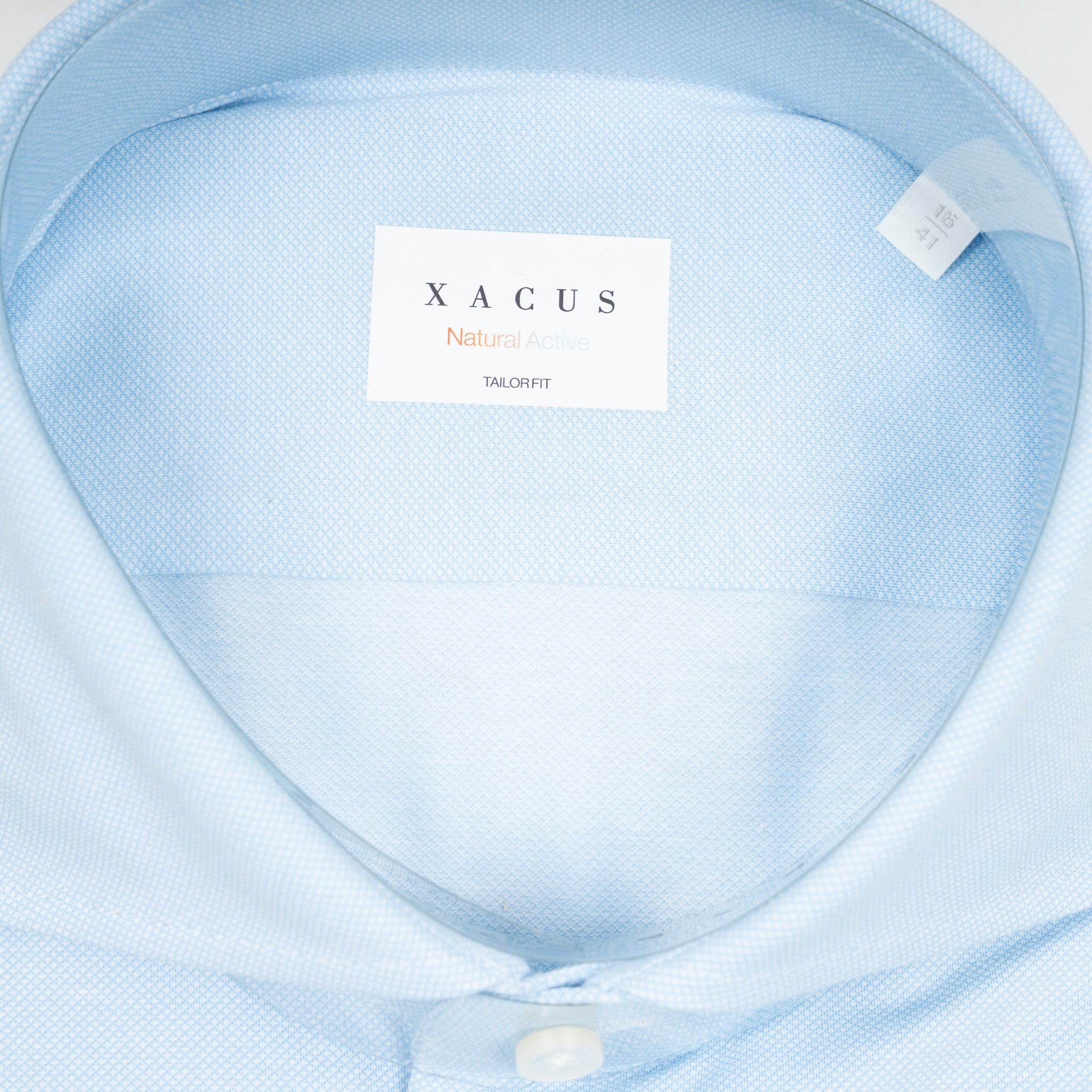 Xacus Overhemd Lichtblauw | Natural Active Shirt