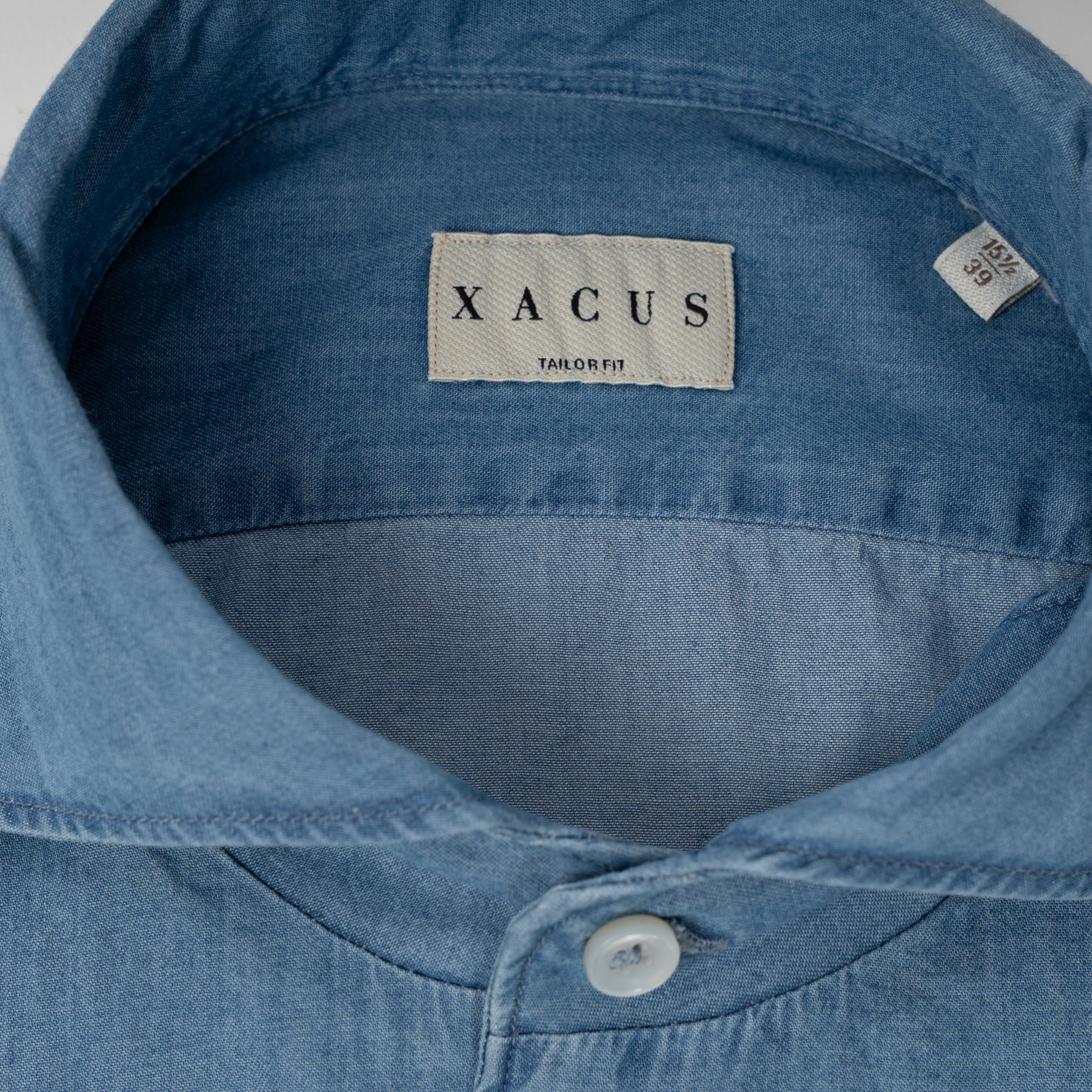 Xacus Overhemd Denim Blauw | Denim & Indigo