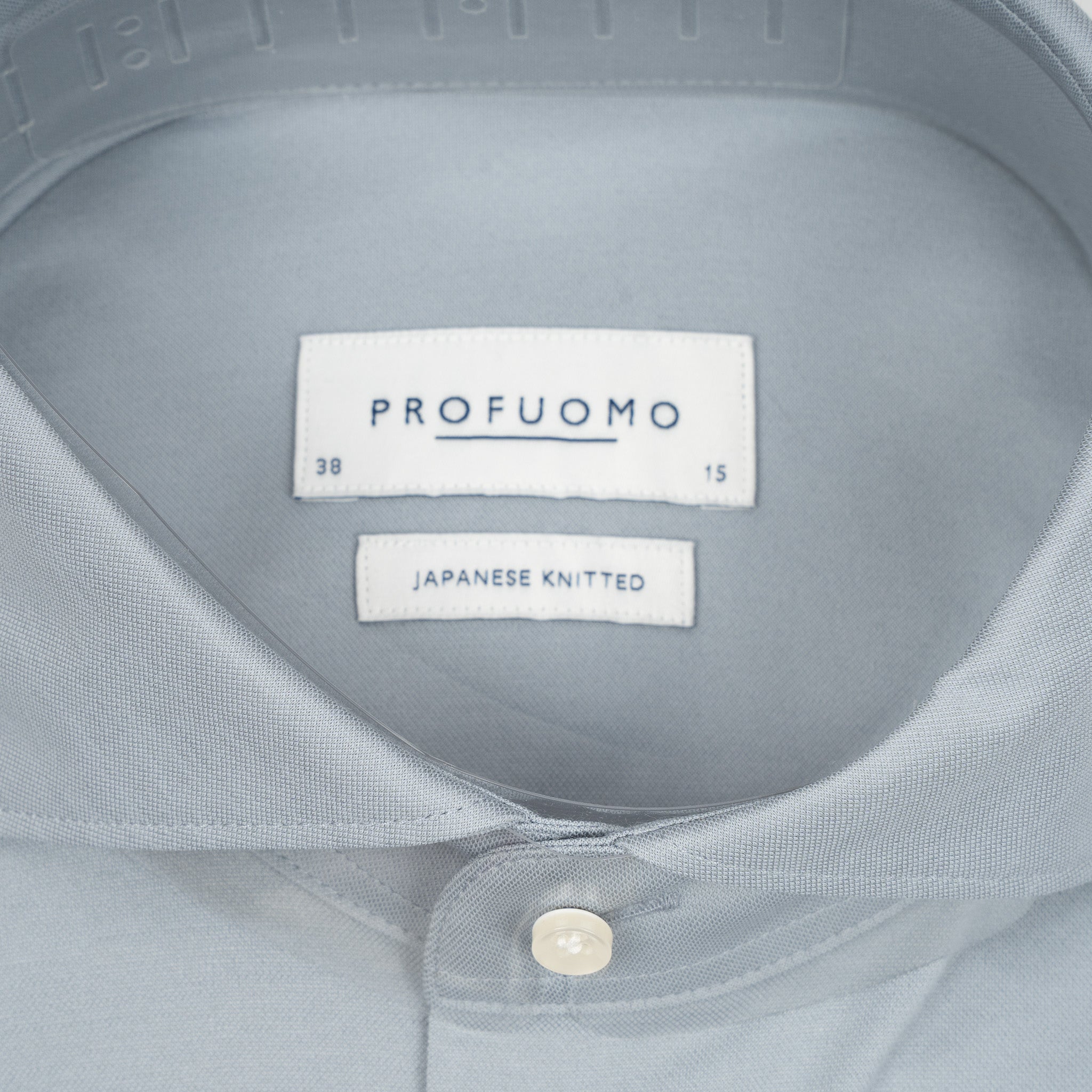 Profuomo Overhemd Aquablauw | Japanese Knitted