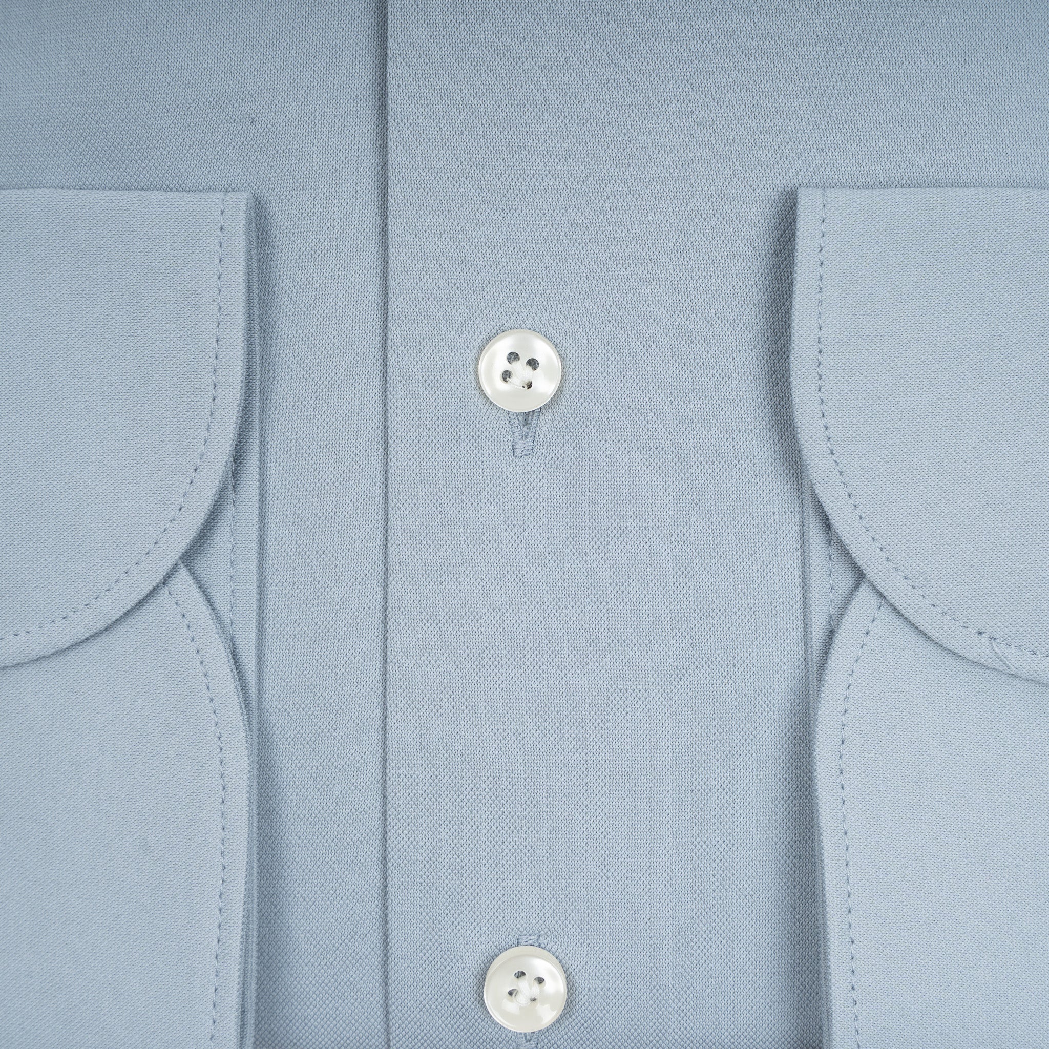 Profuomo Overhemd Aquablauw | Japanese Knitted