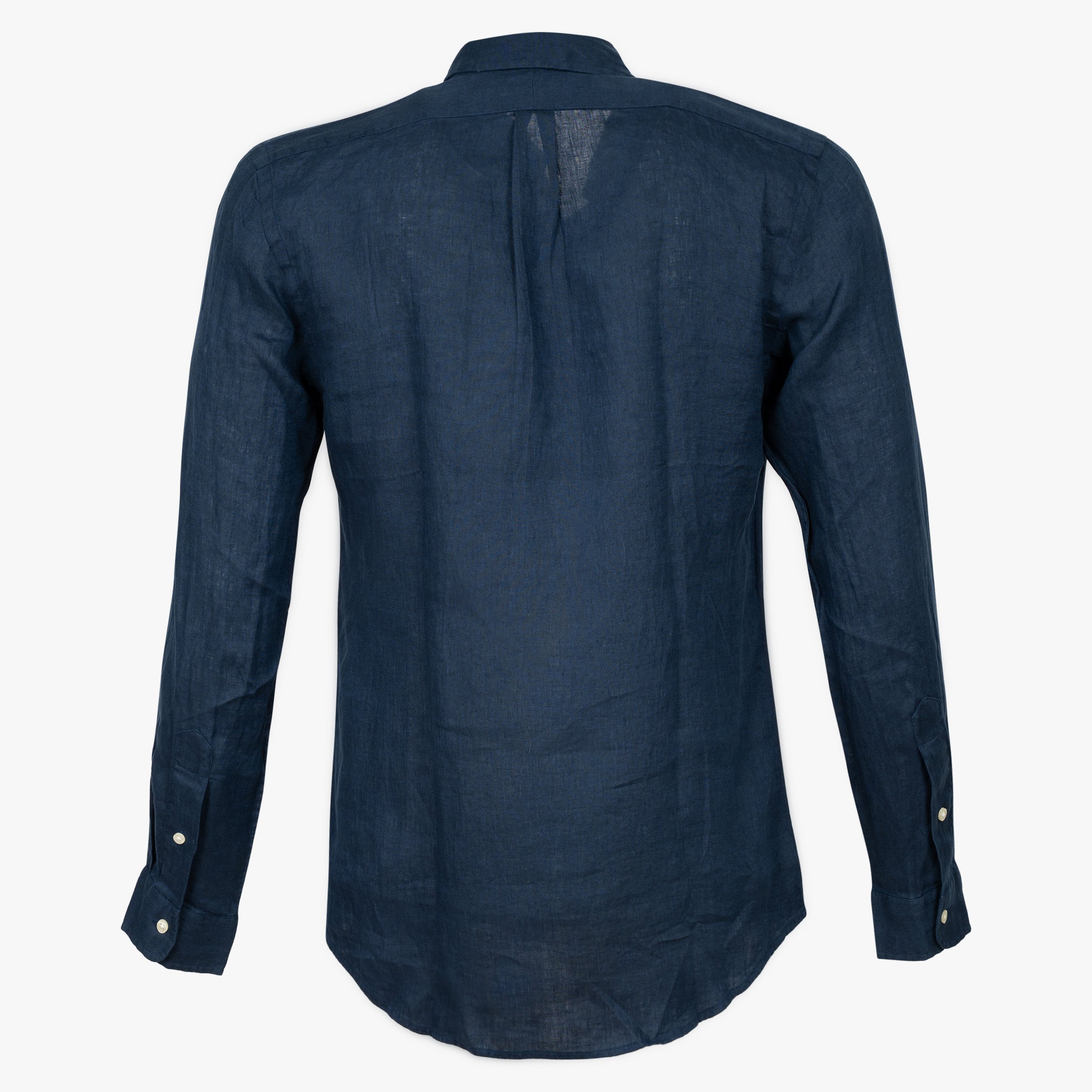 Ralph Lauren Linnen Overhemd Blauw | Slim Fit