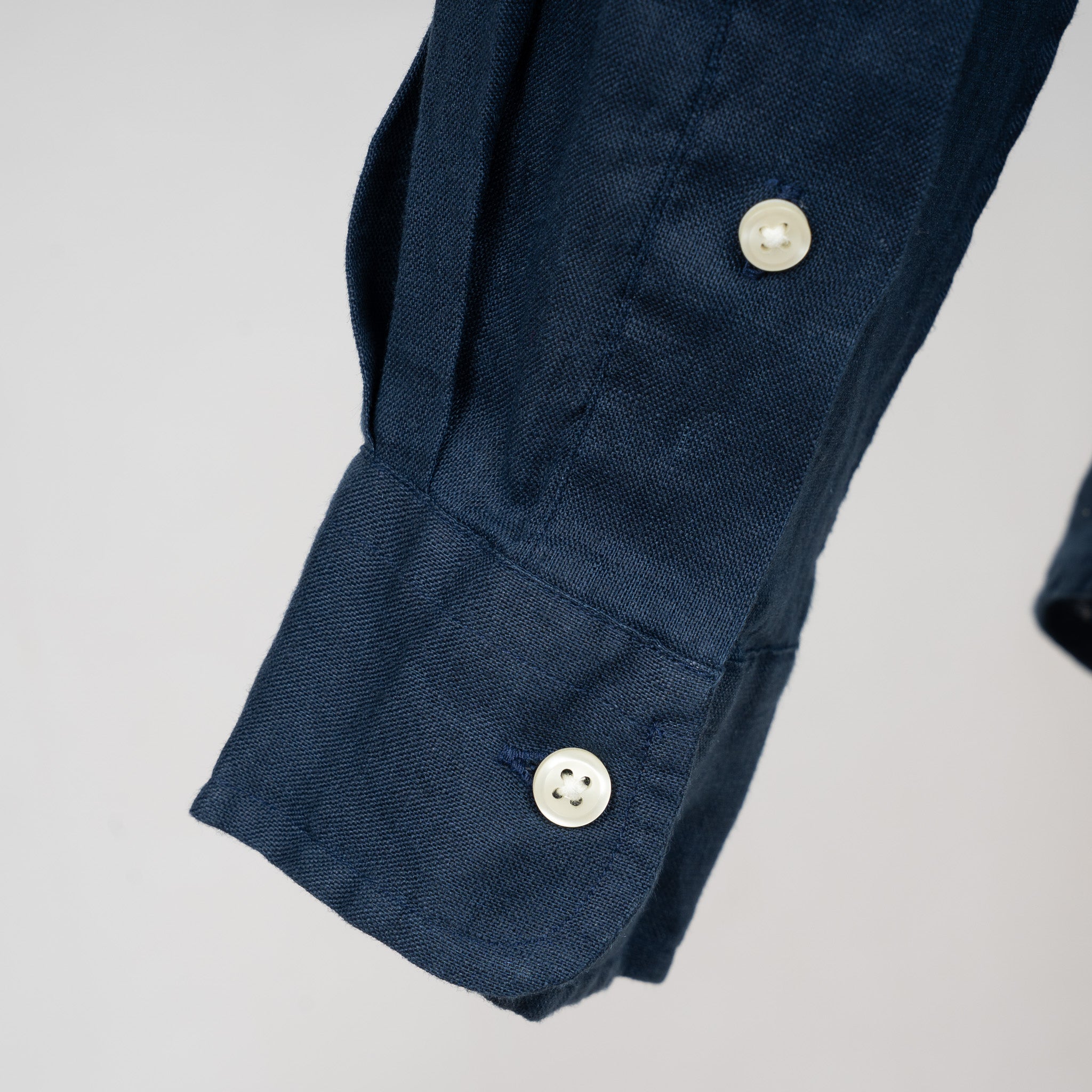 Ralph Lauren Linnen Overhemd Blauw | Slim Fit