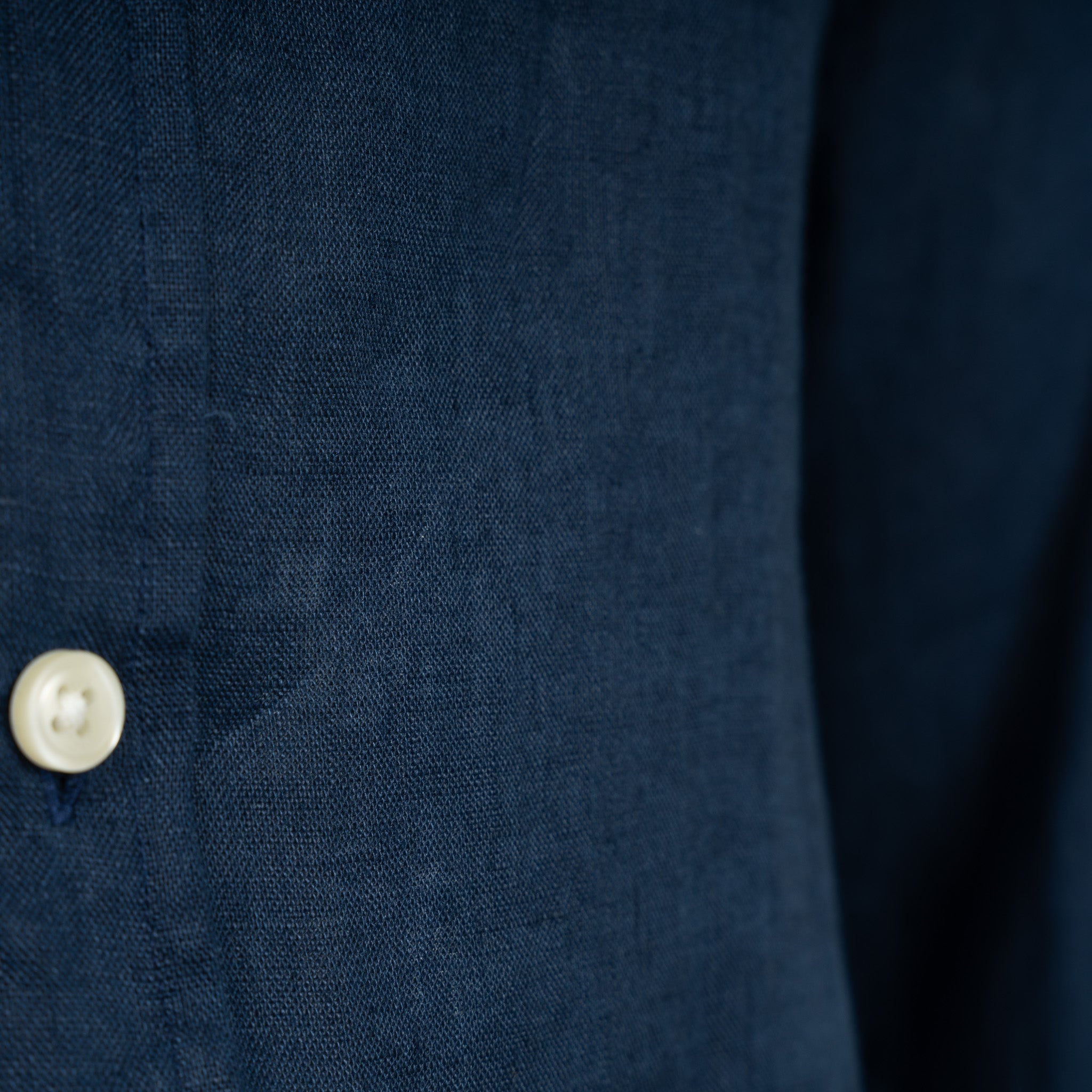 Ralph Lauren Linnen Overhemd Blauw | Slim Fit