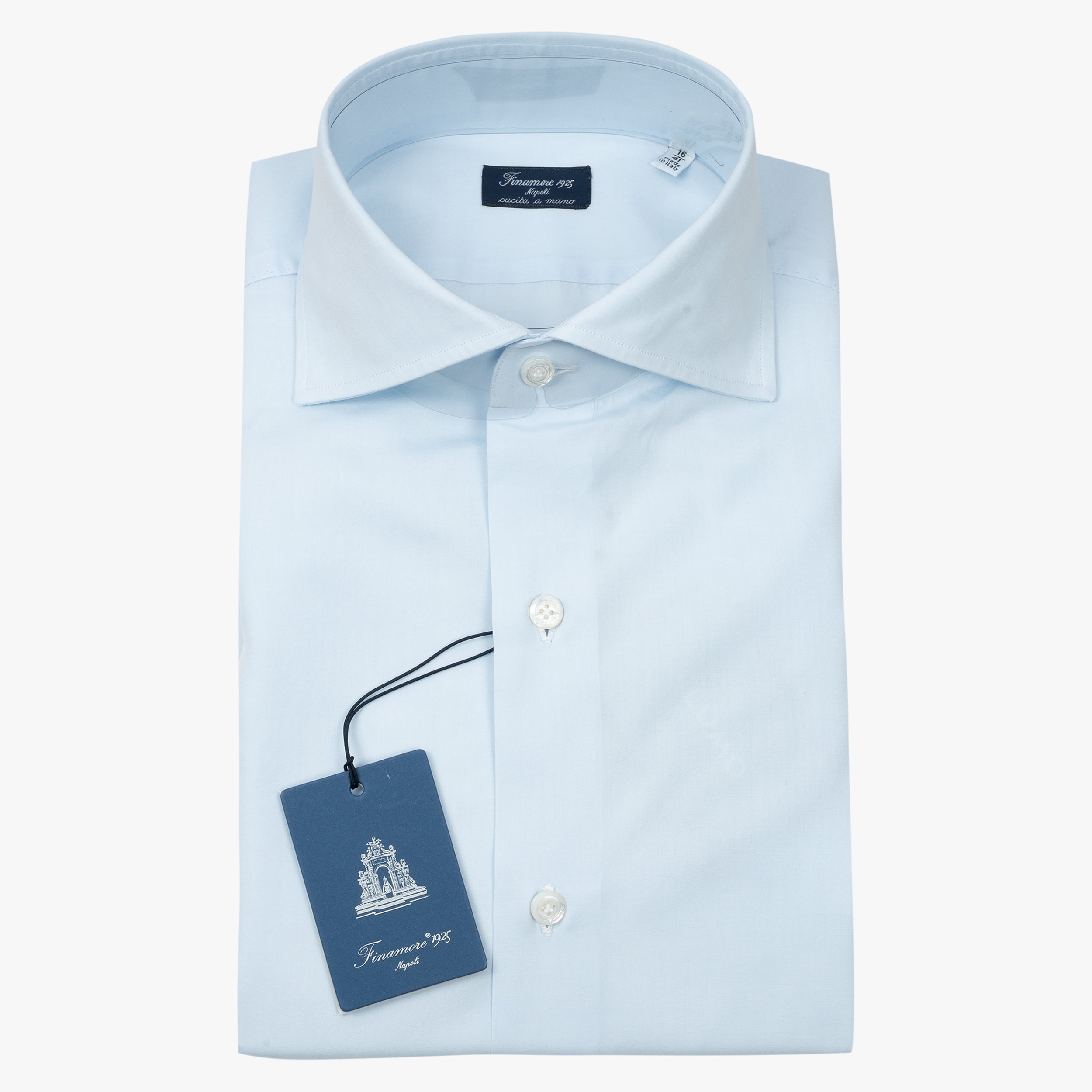 Finamore Overhemd Lichtblauw | Alumo