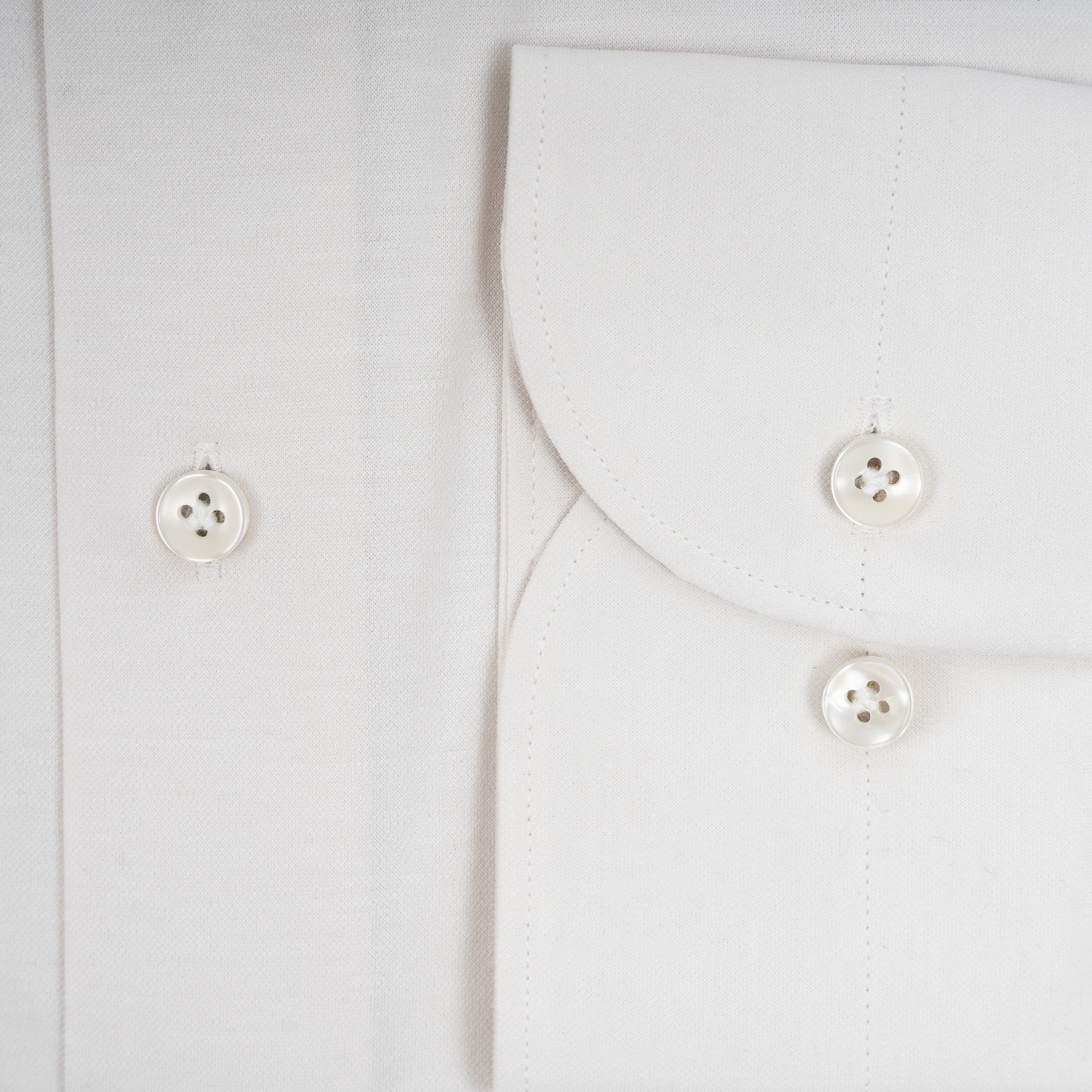 Profuomo Overhemd Off-White | Japanese Knitted