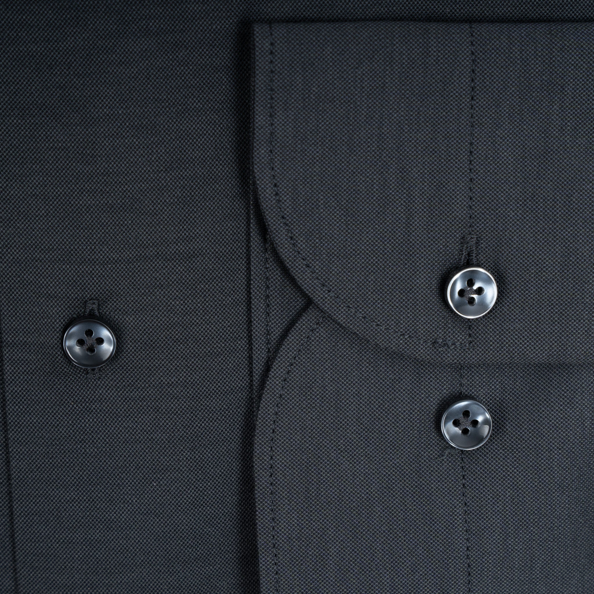 Profuomo Overhemd Antraciet Grijs | Japanese Knitted