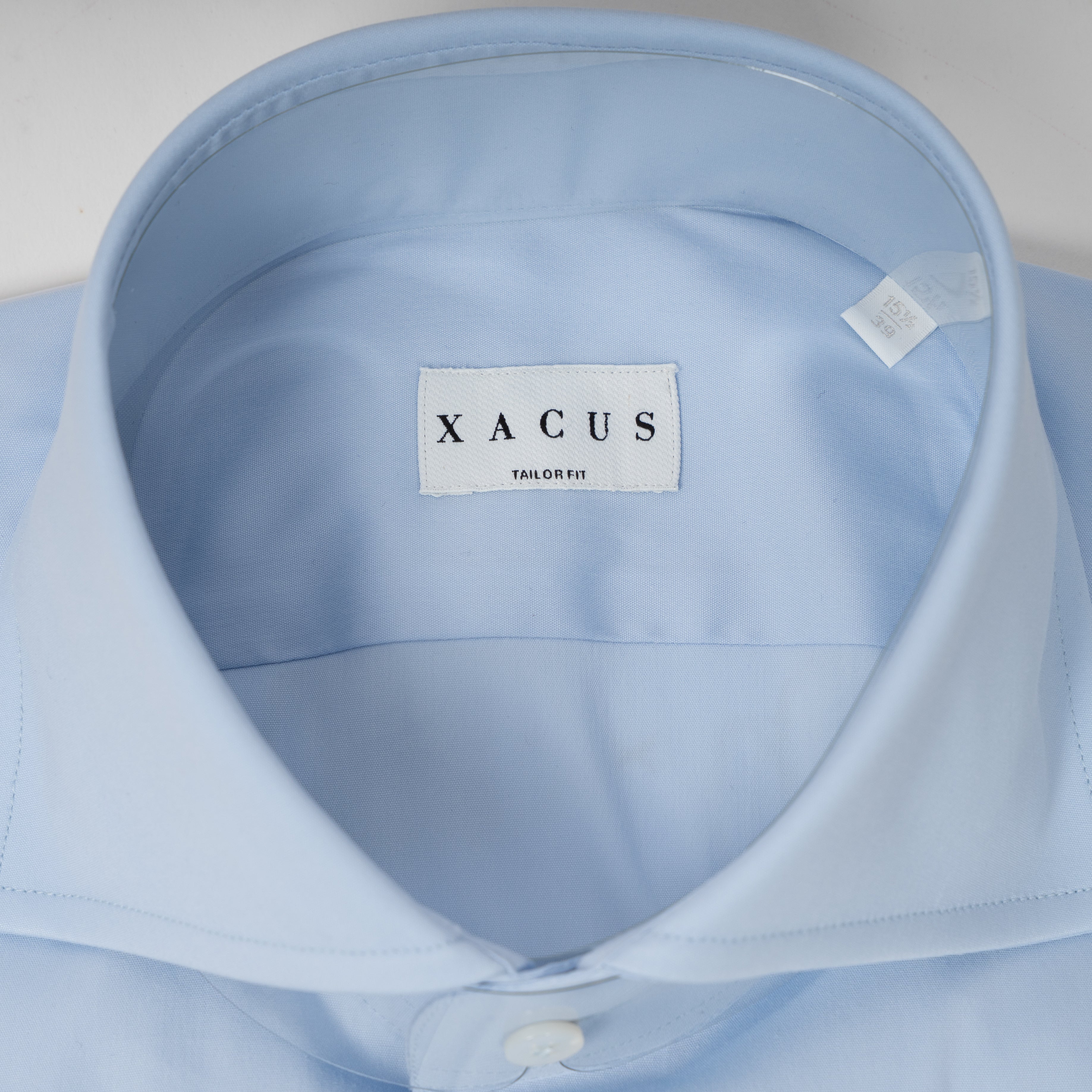 Xacus Overhemd Lichtblauw | Albini Stretch