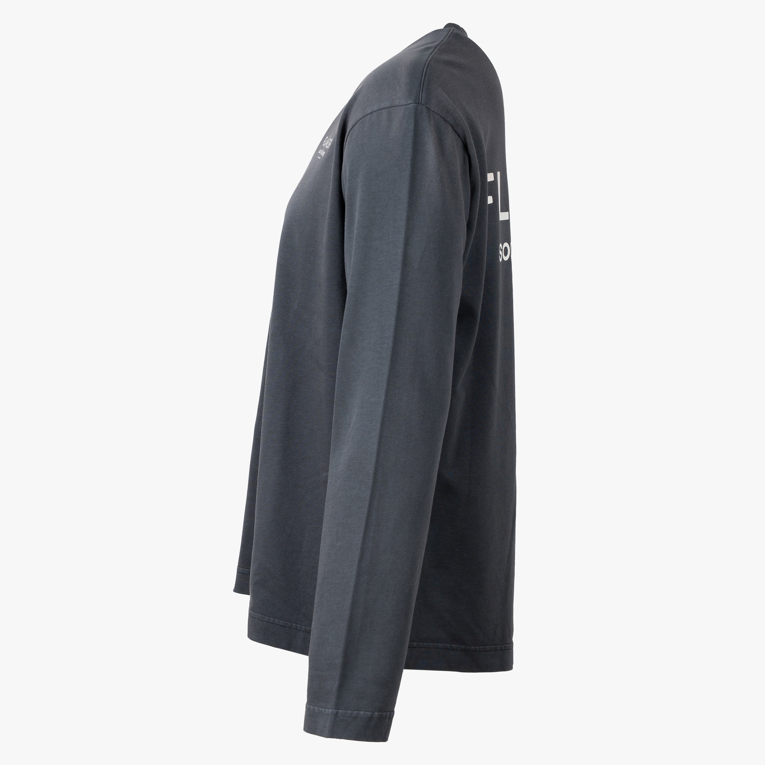 Flaneur Longsleeve Shirt Grijs | Sound & Design