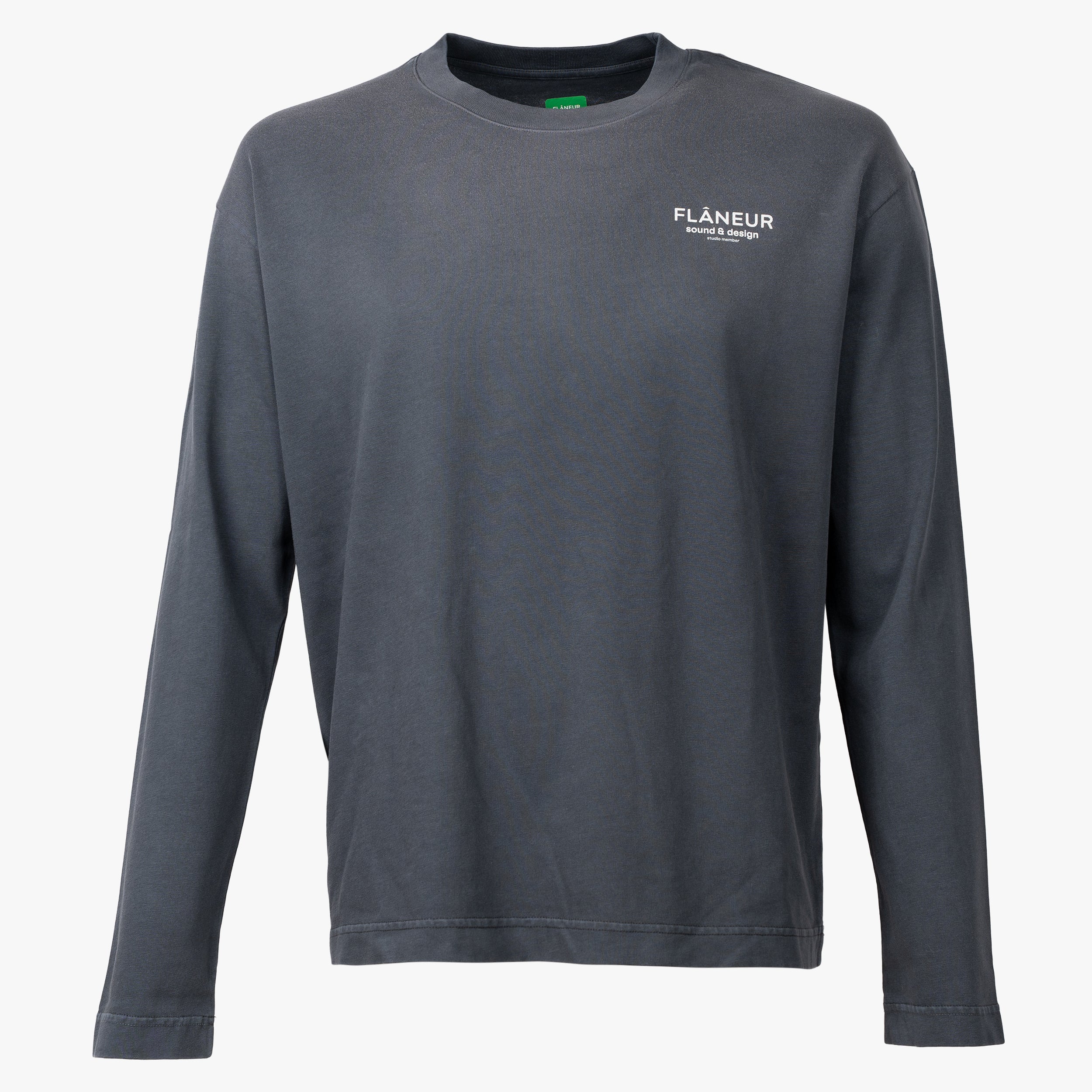 Flaneur Longsleeve Shirt Grijs | Sound & Design