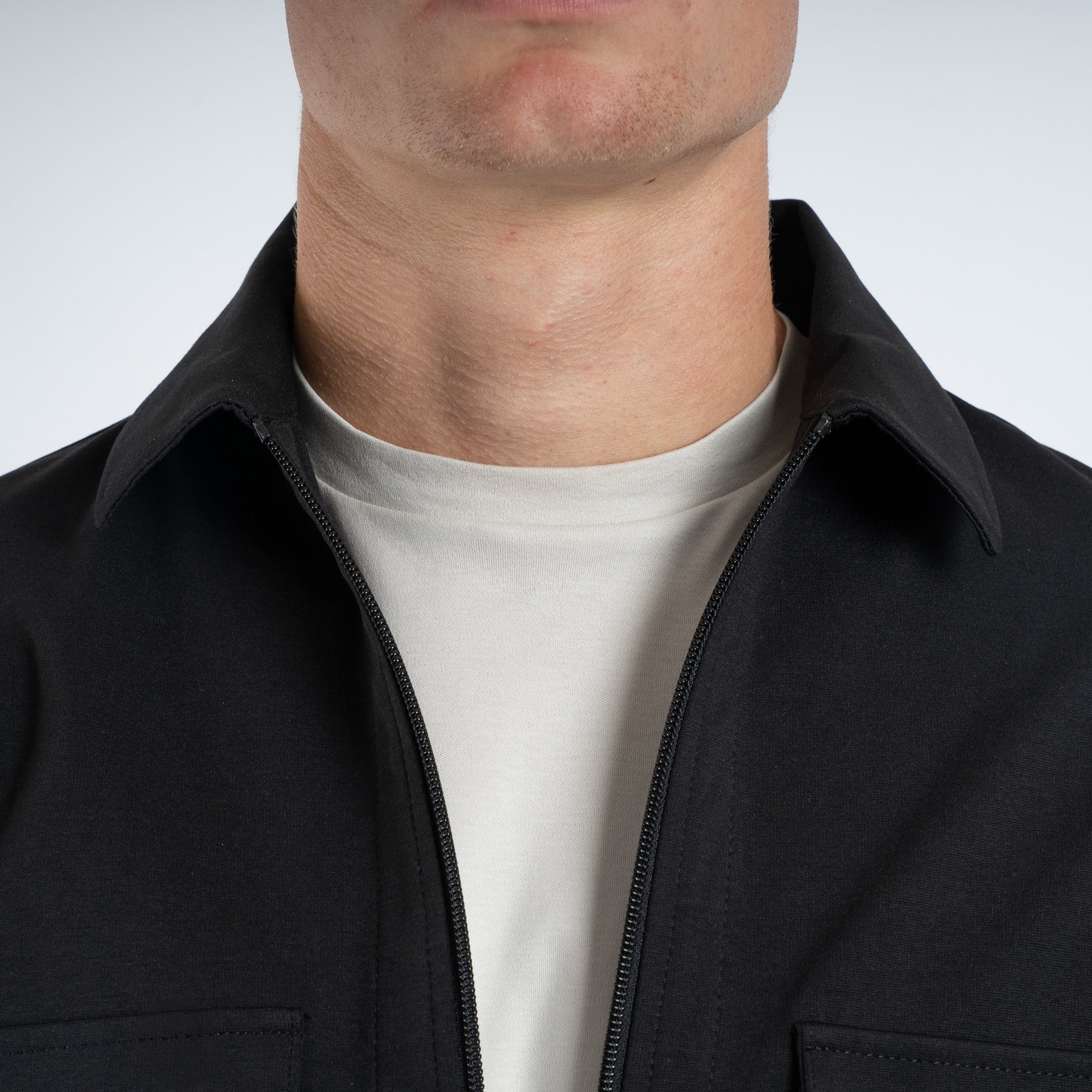 Genti Overshirt Zwart | Dynamic