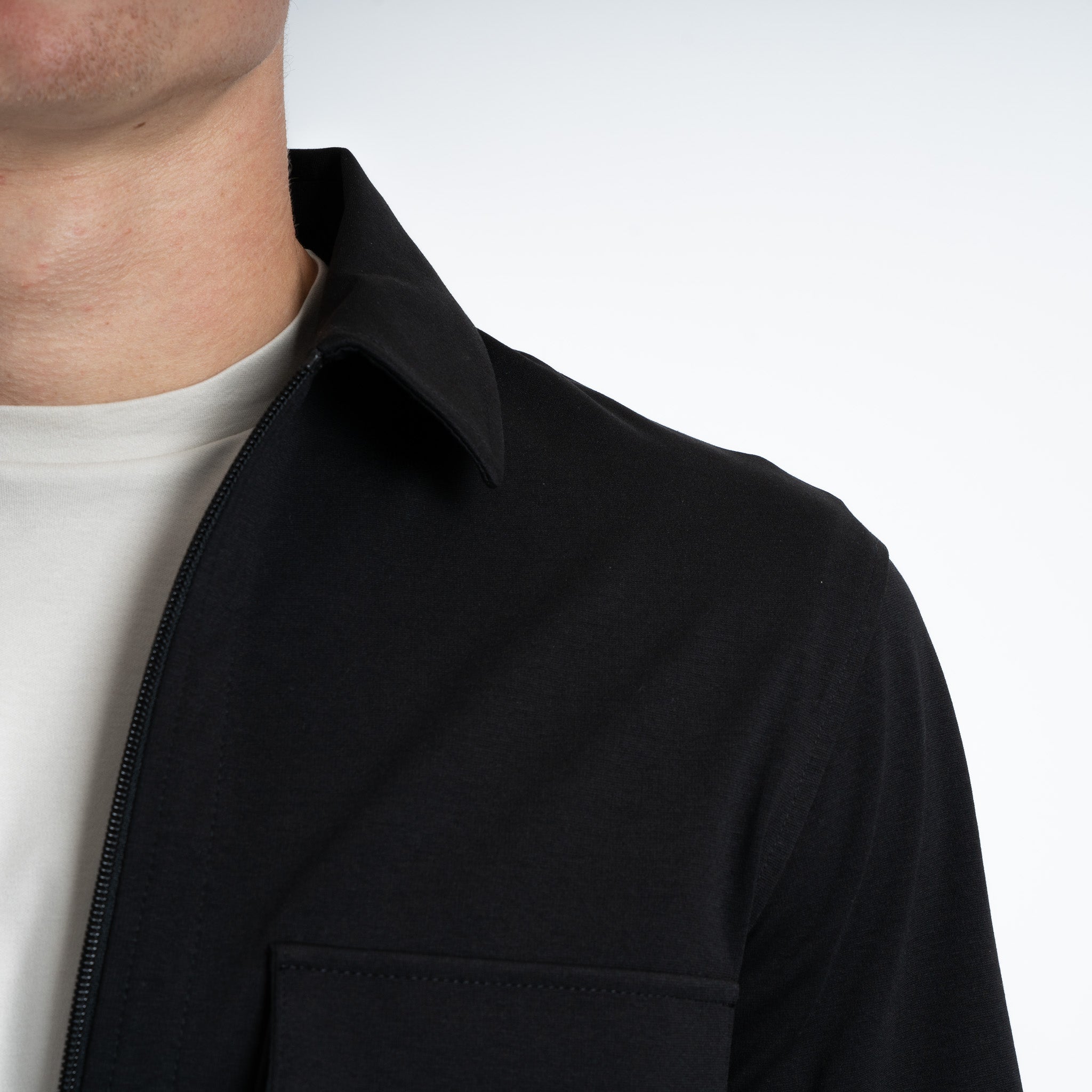 Genti Overshirt Zwart | Dynamic