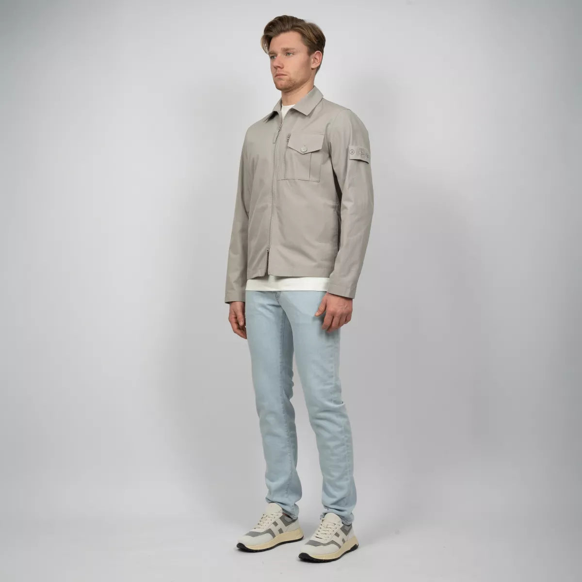 Stone Island Overshirt Grijs | Ghost