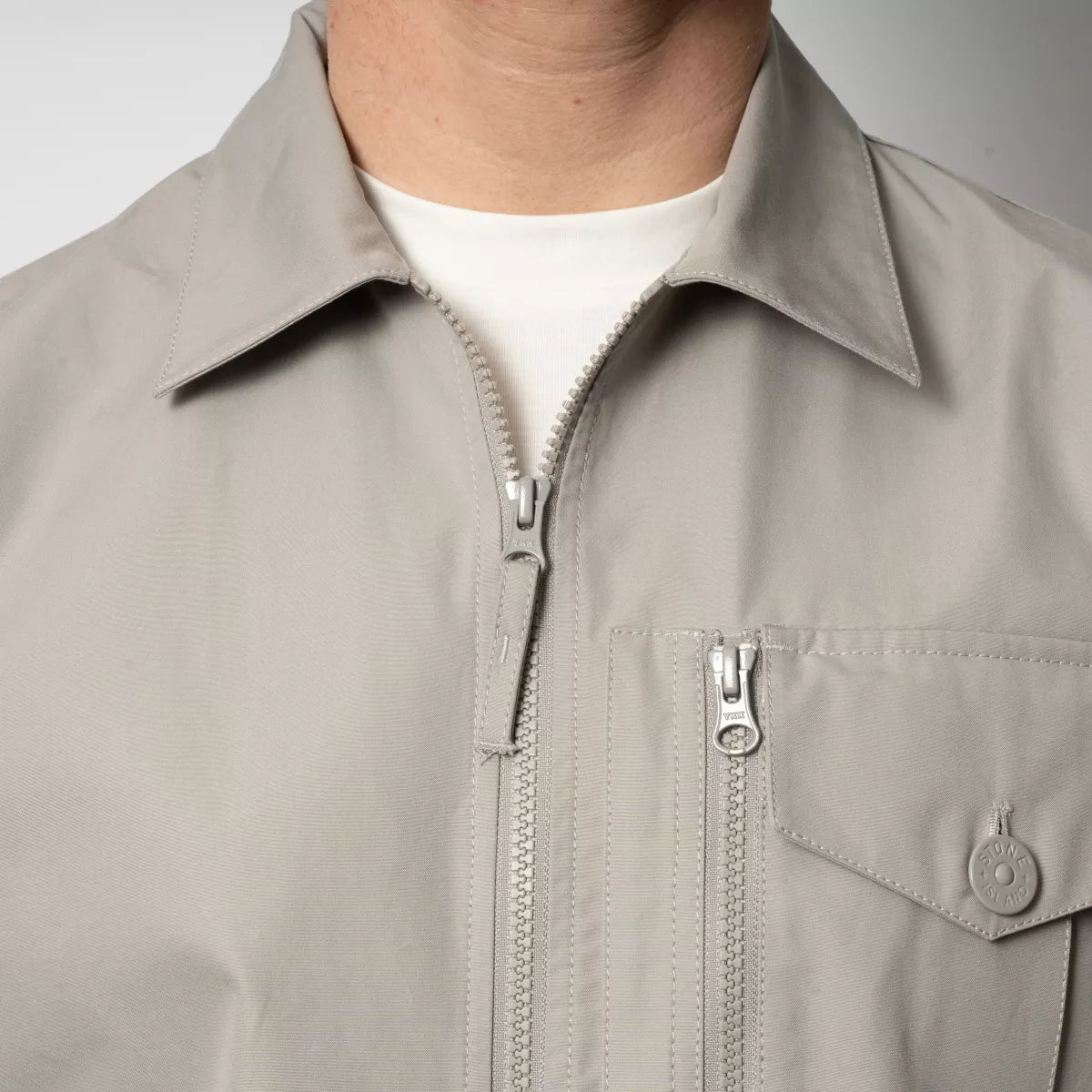 Stone Island Overshirt Grijs | Ghost