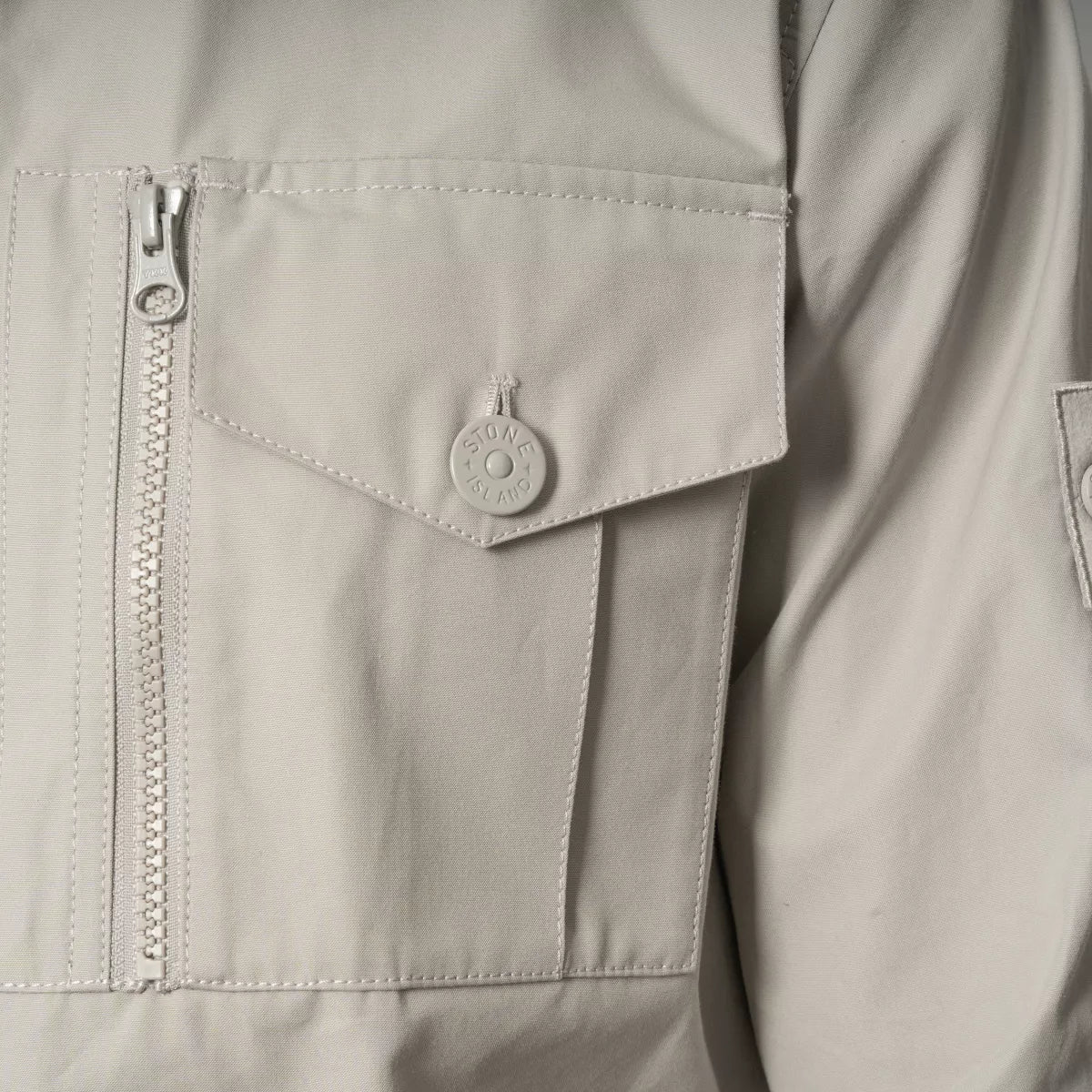 Stone Island Overshirt Grijs | Ghost