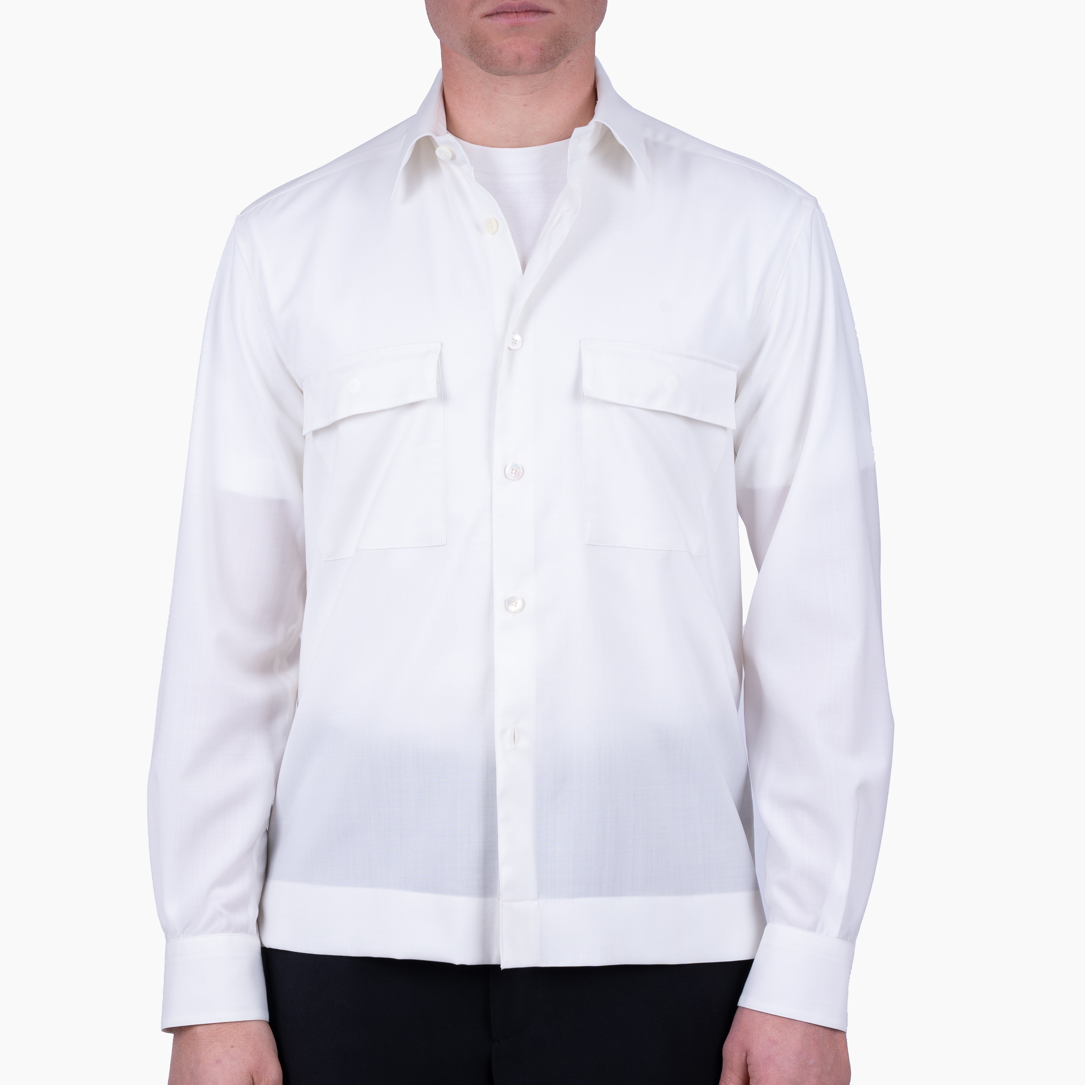 Xacus Overshirt Wit | Unfold