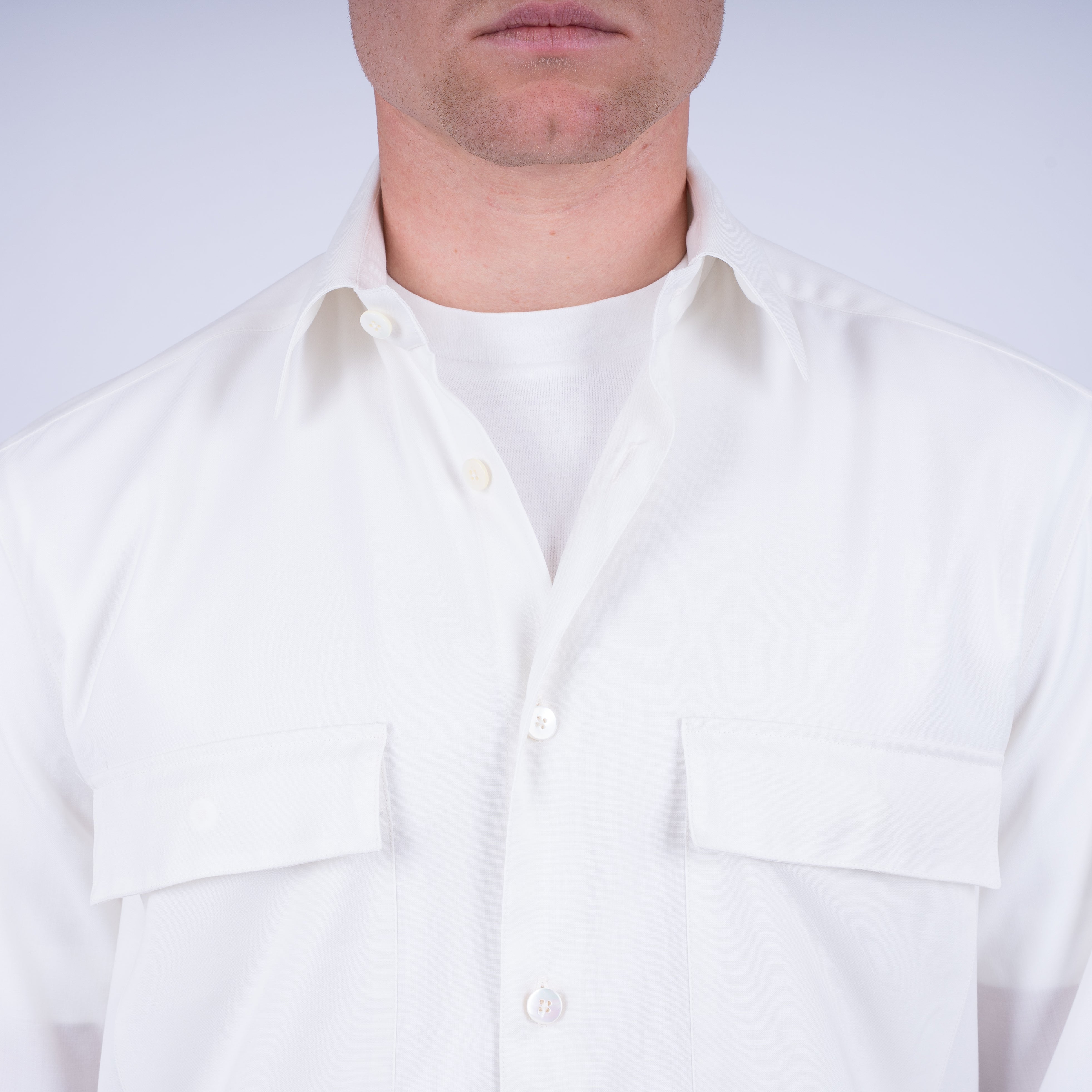 Xacus Overshirt Wit | Unfold