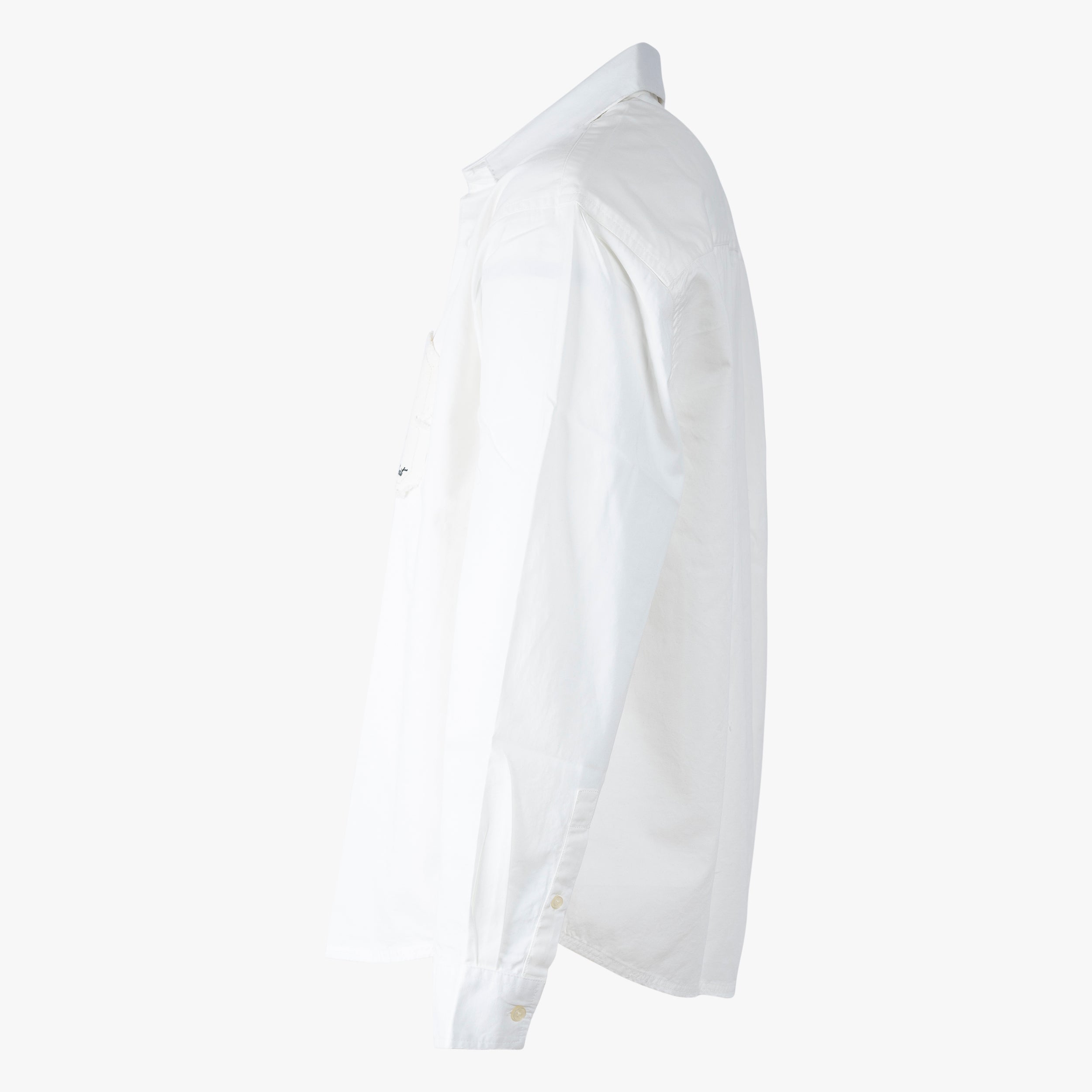 Bram's Fruit Overhemd Wit | Long Sleeve Varsity