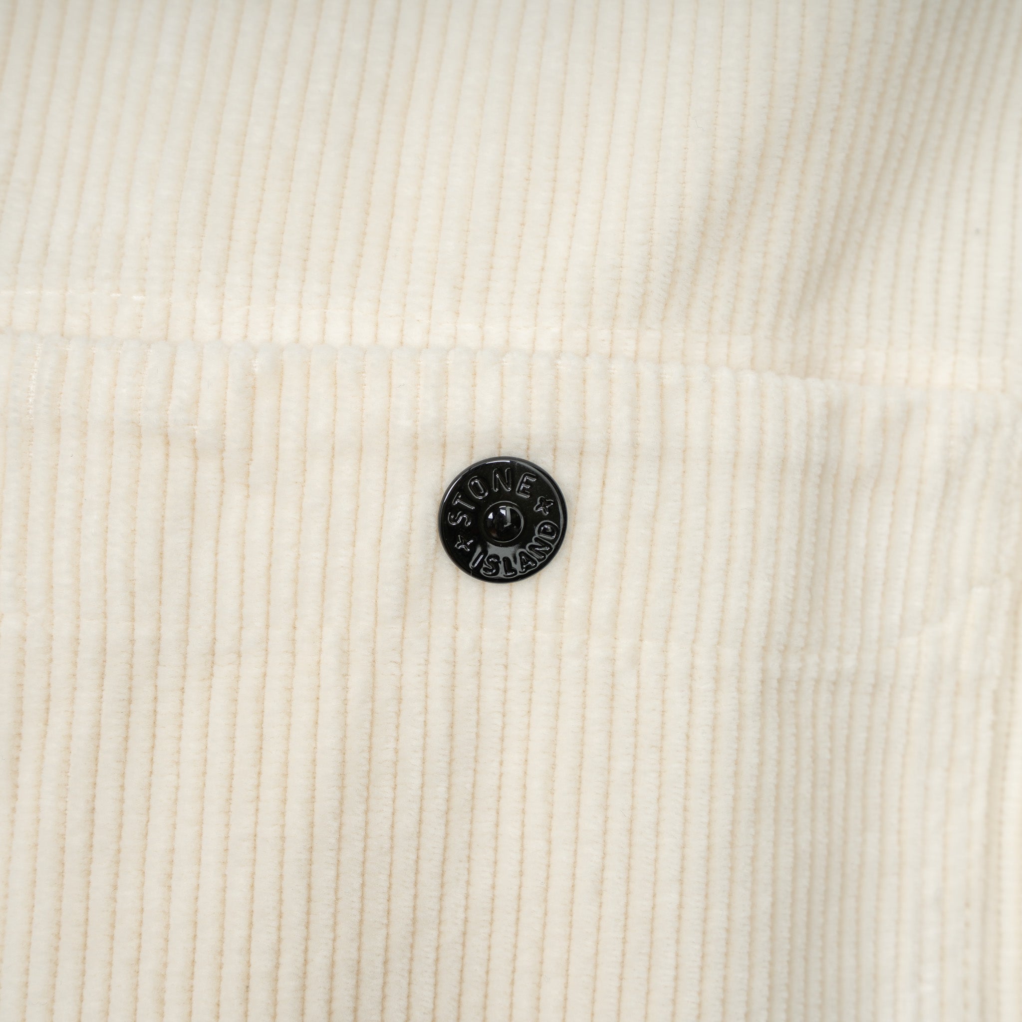 Stone Island Overshirt Corduroy Creme | Organic Cotton