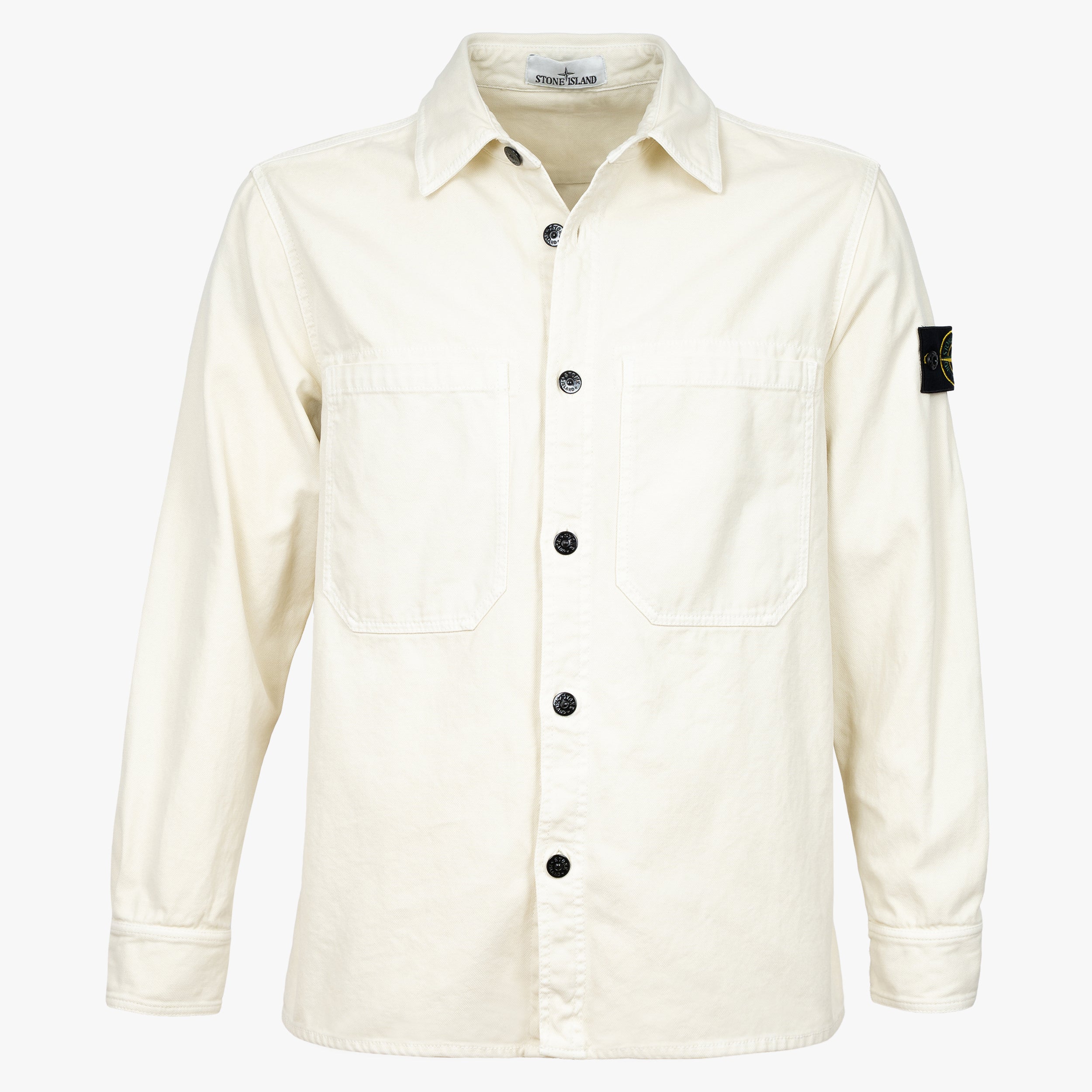 Stone Island Overshirt Crème | Panama 'OLD' Effect