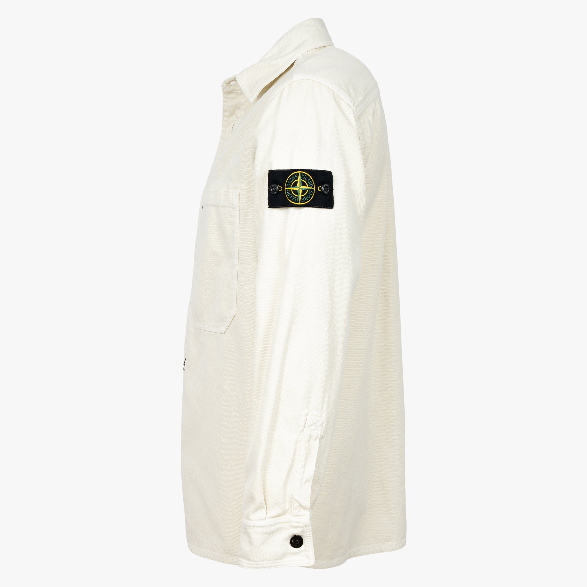 Stone Island Overshirt Crème | Panama 'OLD' Effect
