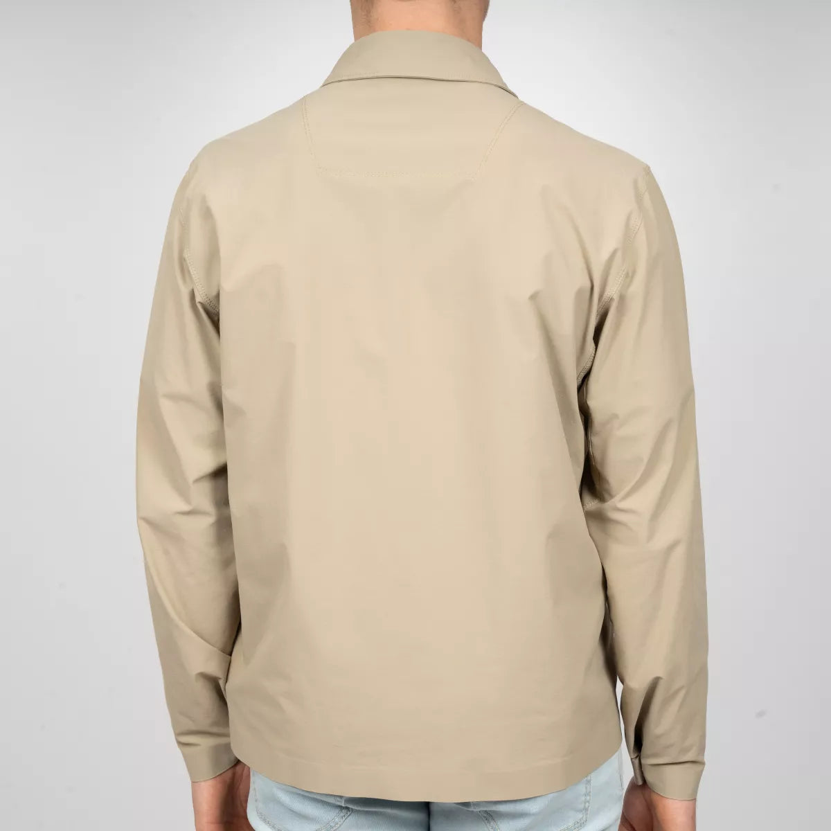 Stone Island Overshirt met Rits Beige | Stellina