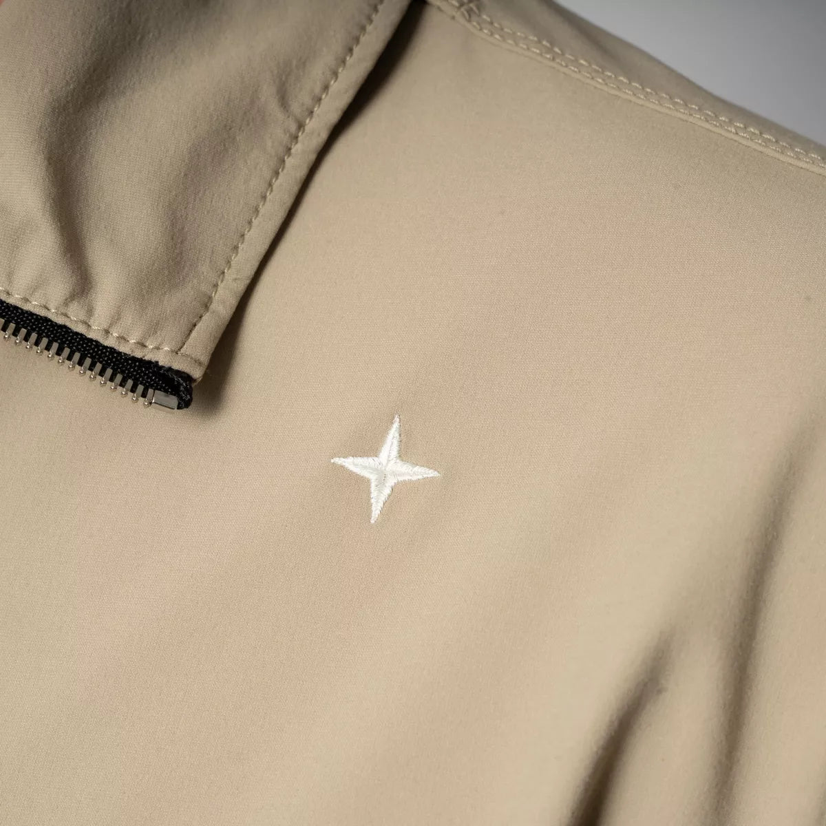 Stone Island Overshirt met Rits Beige | Stellina