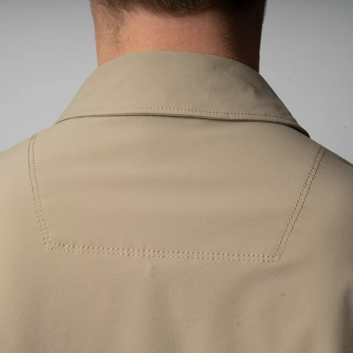 Stone Island Overshirt met Rits Beige | Stellina