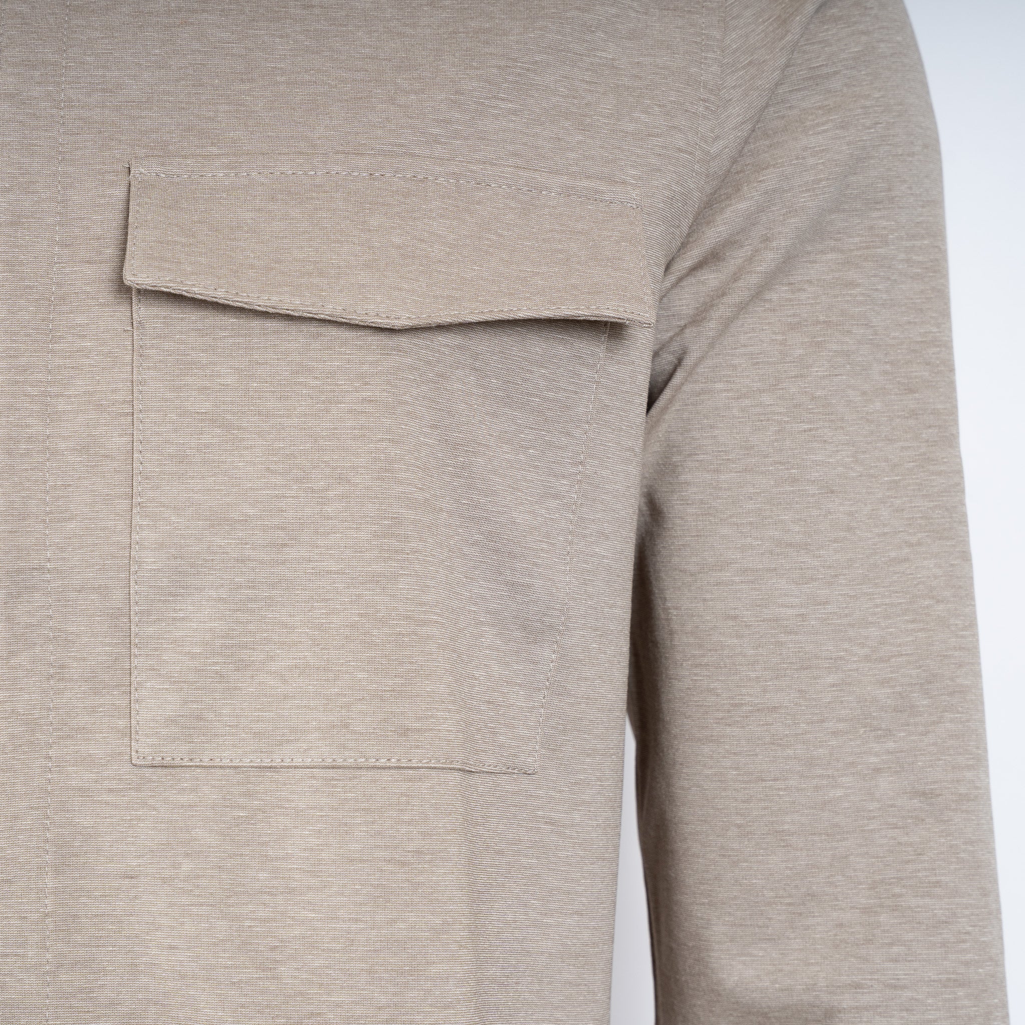 Genti Overshirt Beige | Dynamic