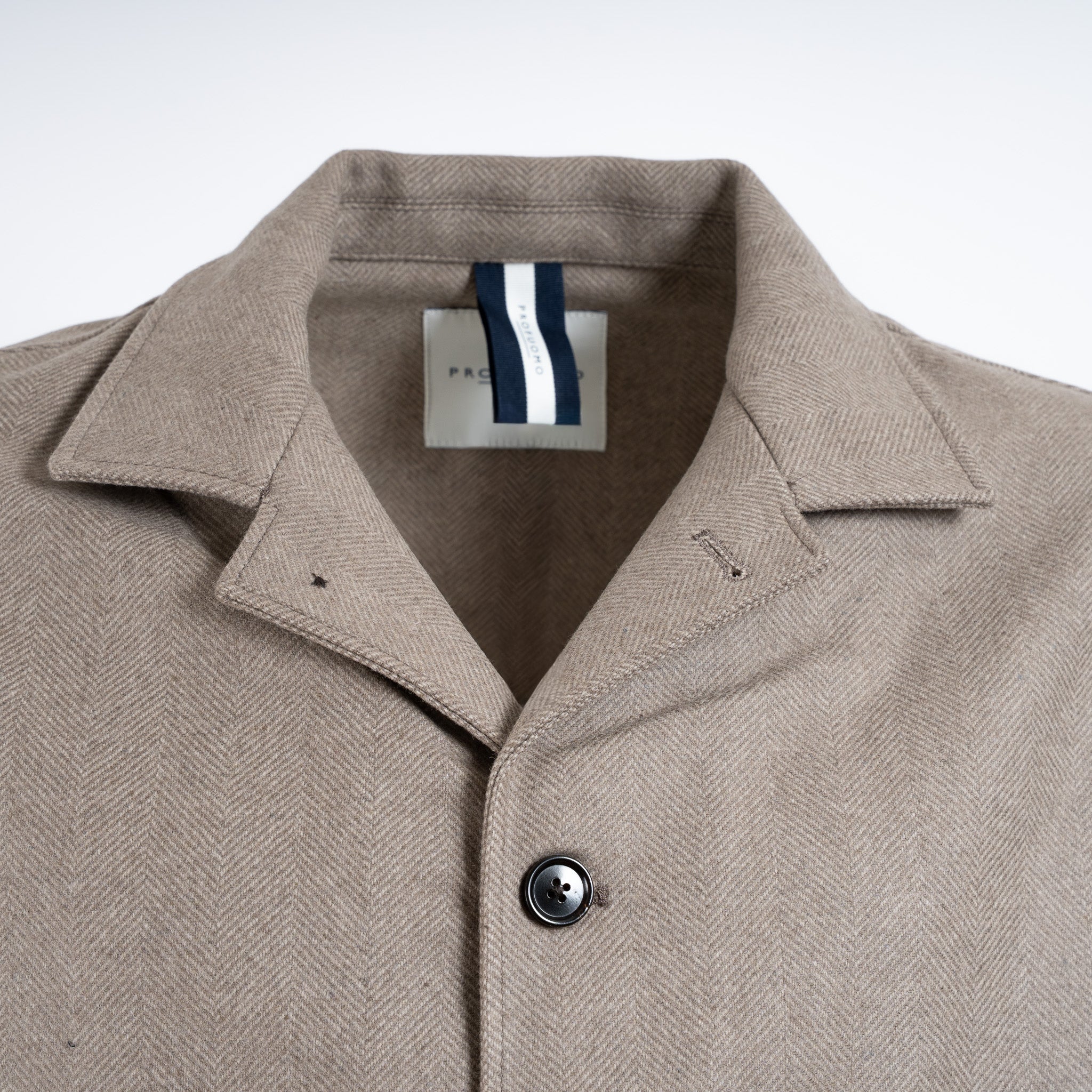 Profuomo Overshirt Beige | Visgraat
