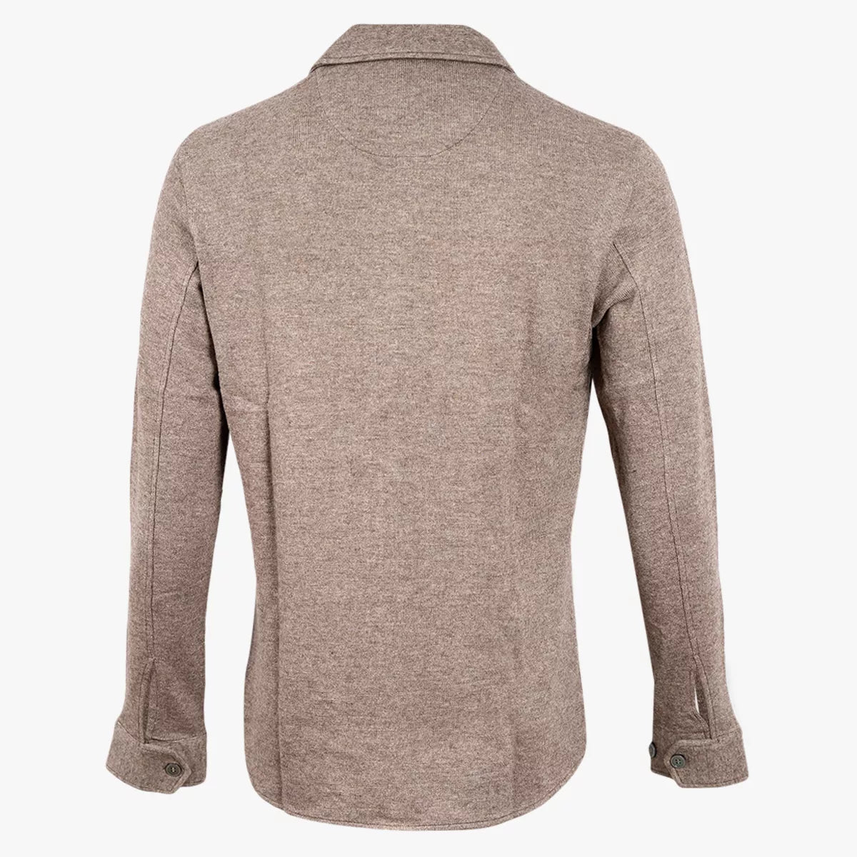 Profuomo Overshirt bruin | Knitted