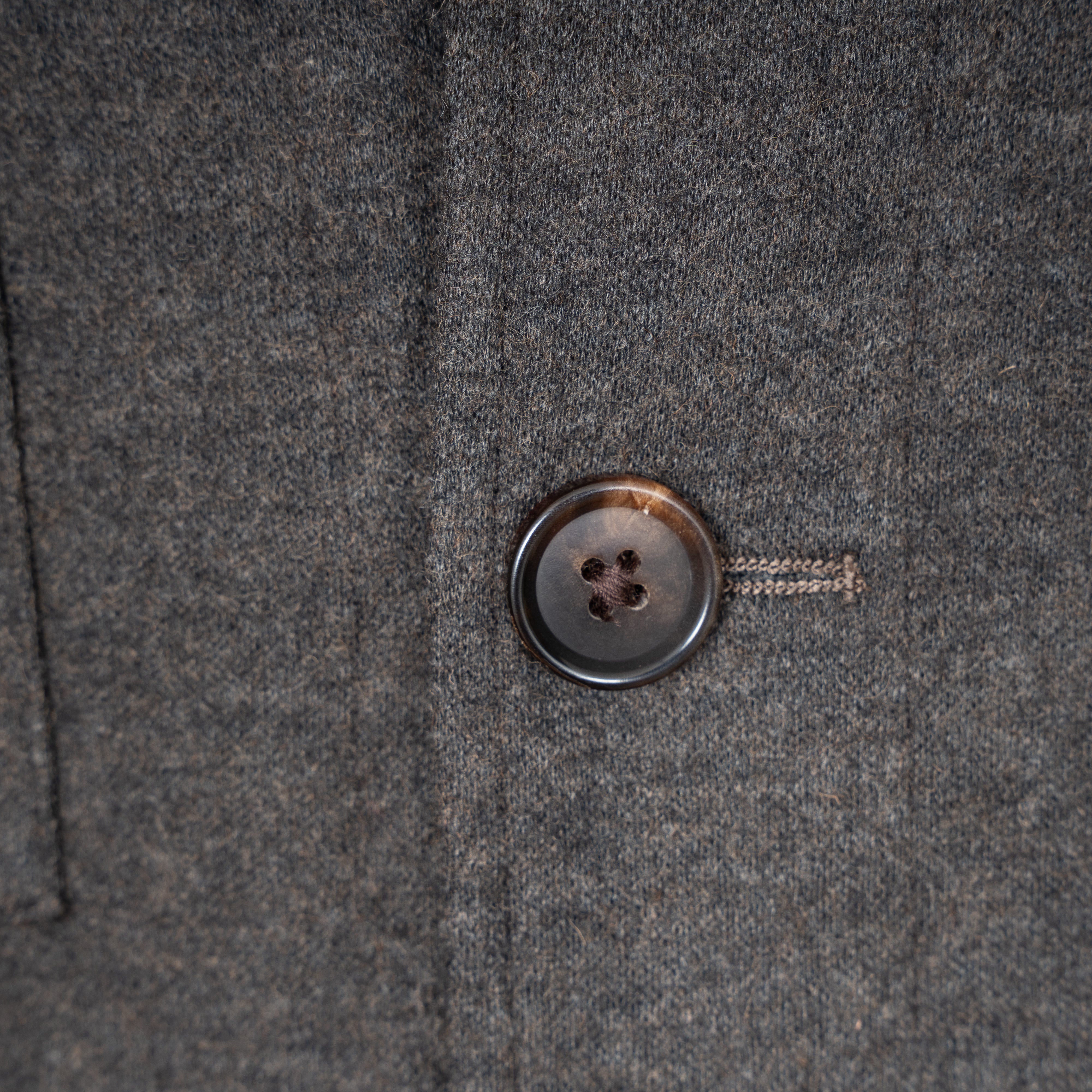 Profuomo Overshirt Bruin | Knitted
