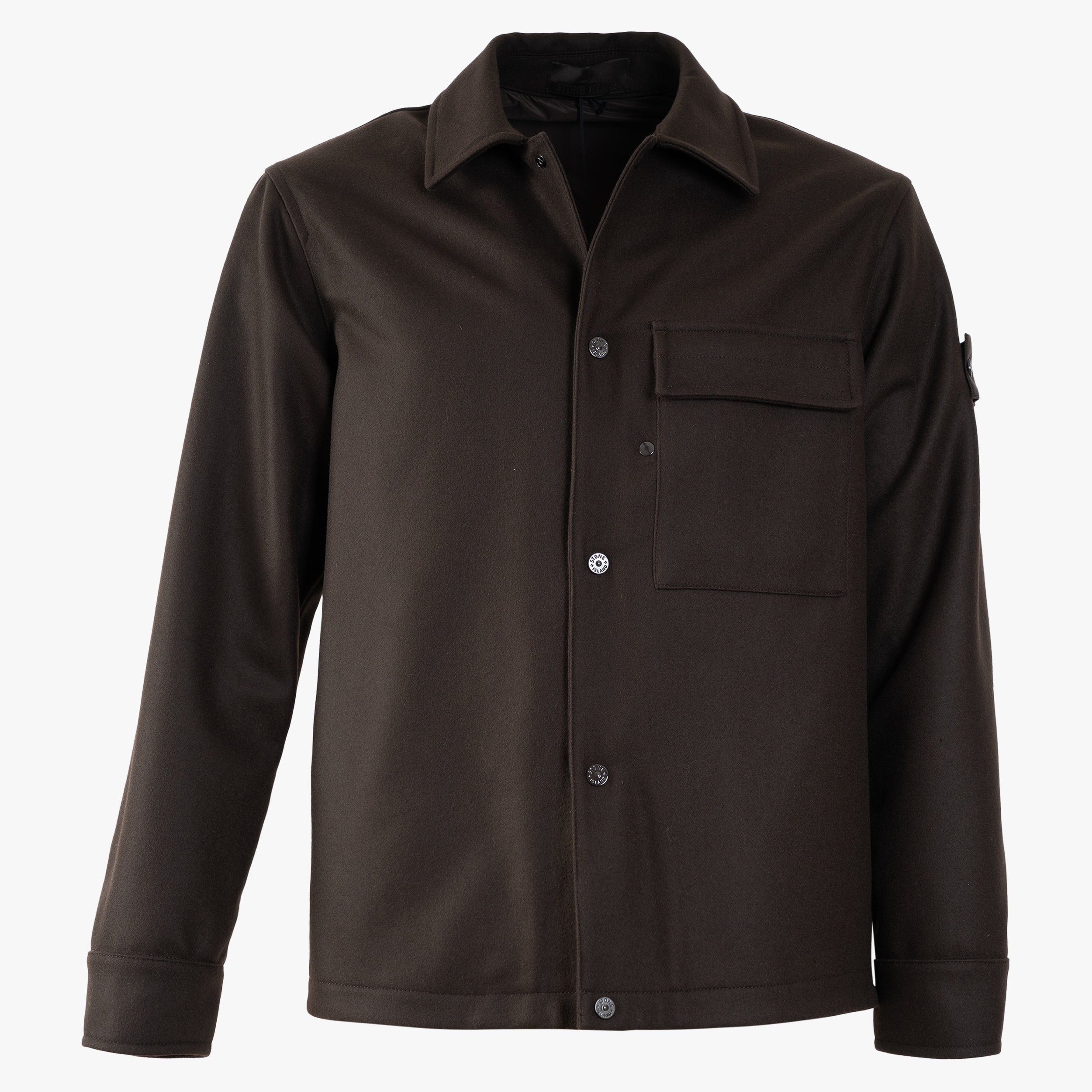 Stone Island Overshirt Bruin | Ghost