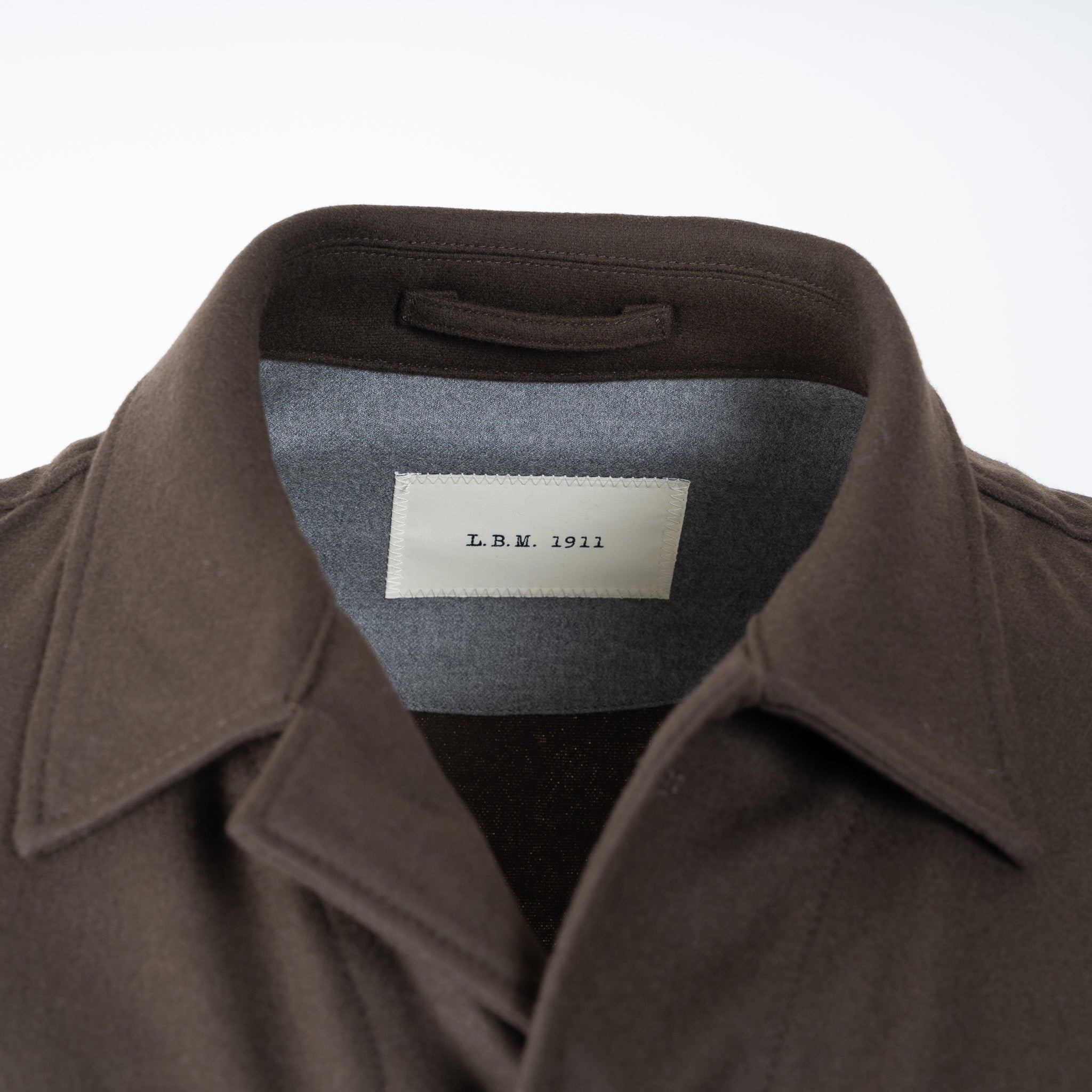 L.B.M. 1911 Overshirt Donkerbruin